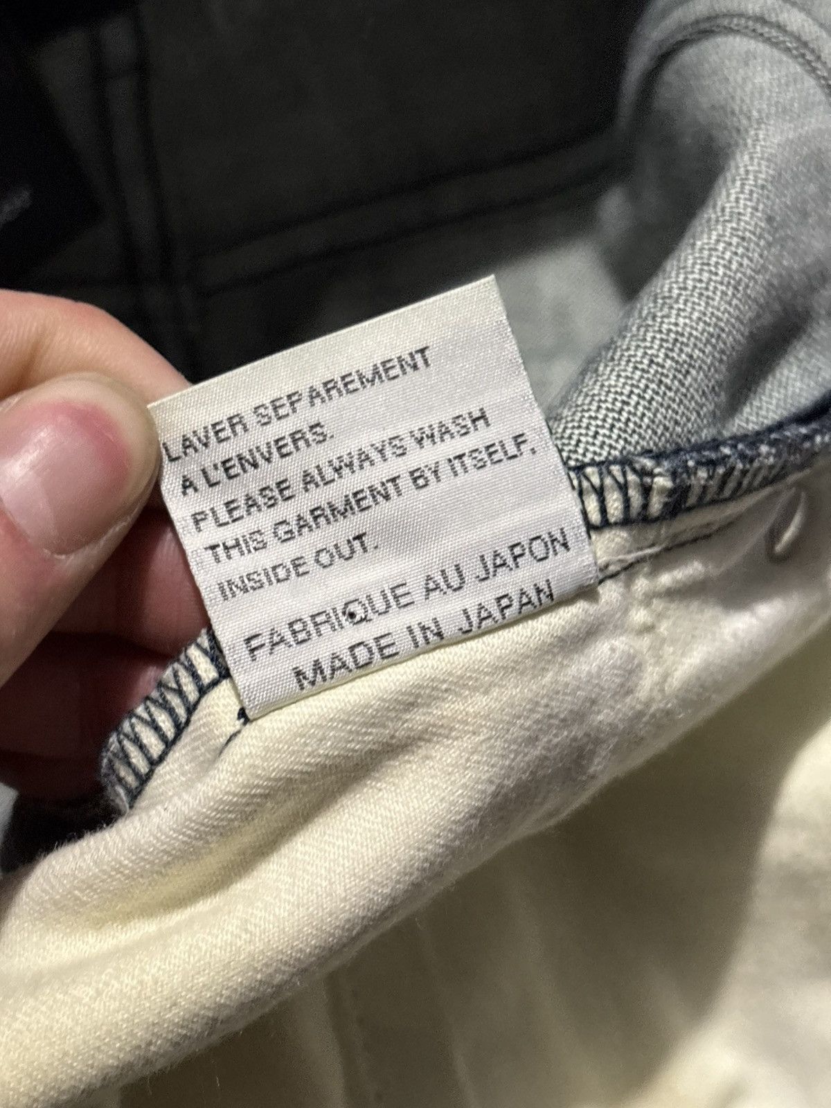 Dior 27 Dior Japan Unaltered Stacked Jeans Archive hedi kva Size US 27 - 9 Thumbnail
