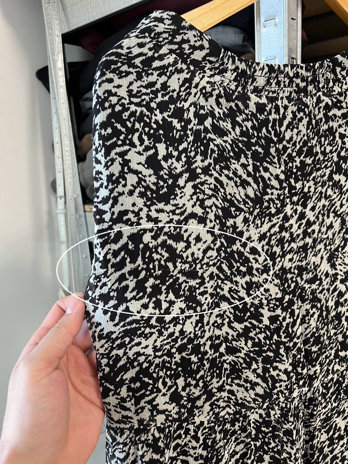 Designer × ba&sh Ba&sh Leopard Printed Chiffon Zipper Maxi A-Line Skirt Sz 1 Size 25" / US 0 / IT 36 - 10 Thumbnail
