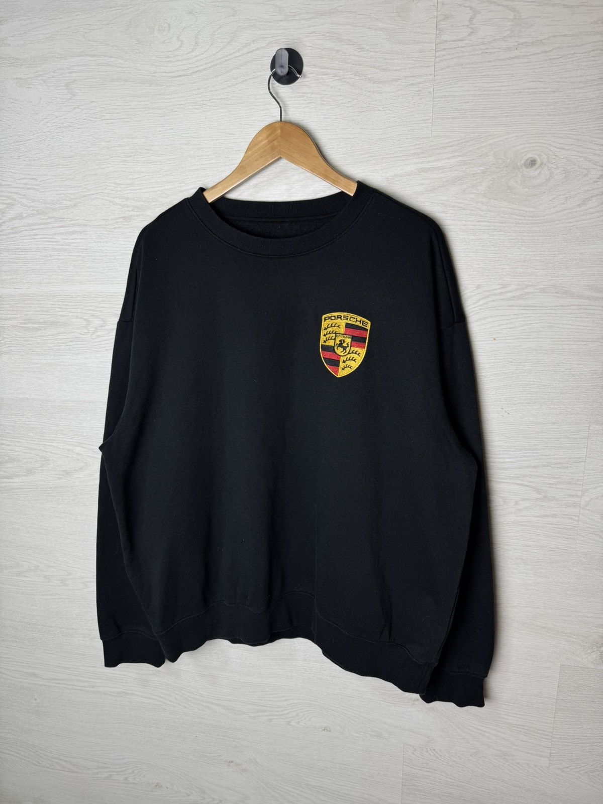 Vintage Vintage Porsche Logo Sweatshirt Racing Size US XL / EU 56 / 4 - 2 Thumbnail