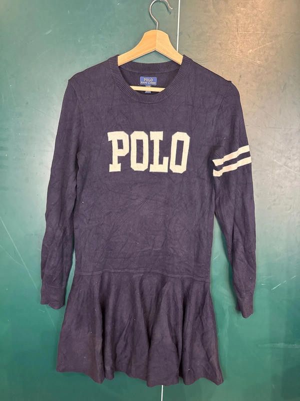 Polo Ralph Lauren Polo Ralph Lauren Knitted Dress Size L / US 10 / IT 46 - 1 Thumbnail