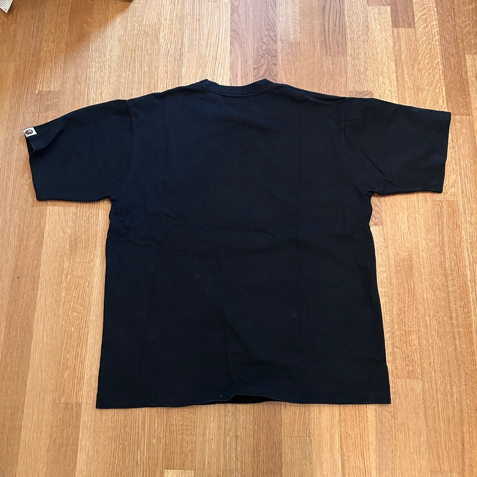 Bape Bape Busy Works Round Logo Tee Black L Size US L / EU 52-54 / 3 - 3 Thumbnail