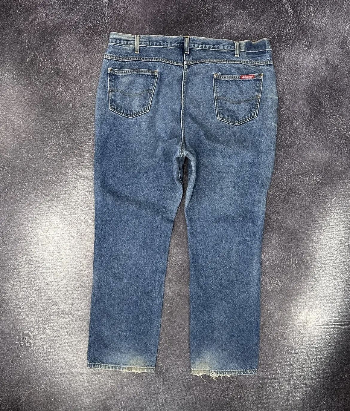 Dickies × Vintage Vintage Dickies Denim Faded Blue Hype Work Baggy Jeans Size US 42 / EU 58 - 1 Thumbnail
