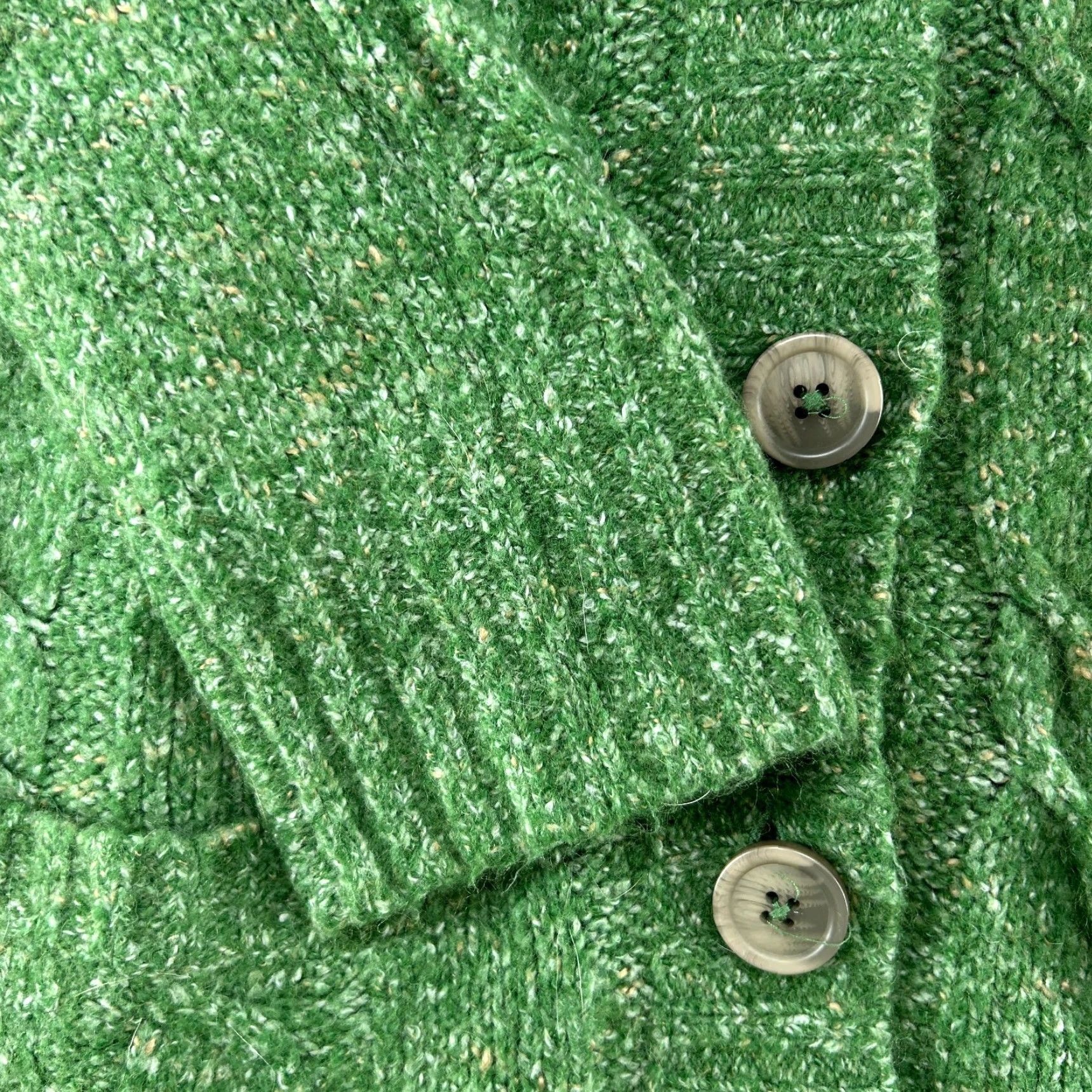 Vintage VINTAGE L.L. Bean Cardigan Sweater Women Hooded Wool Acrylic Green Long Sleeve L Size L / US 10 / IT 46 - 4 Thumbnail