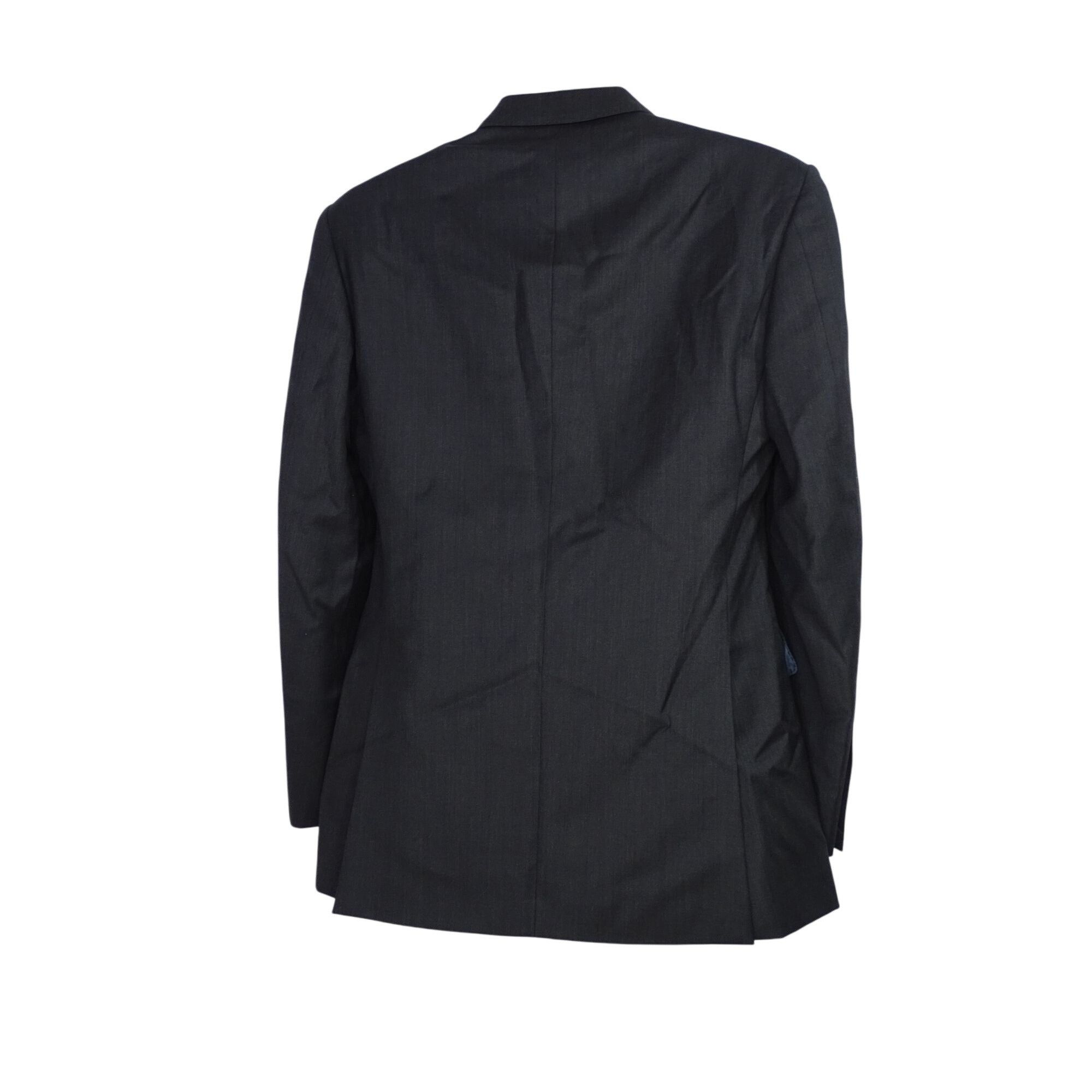 Suitsupply Suitsupply Zignone Napoli 2-Button Wool Suit Jacket Grey 46 Size 46R - 3 Thumbnail
