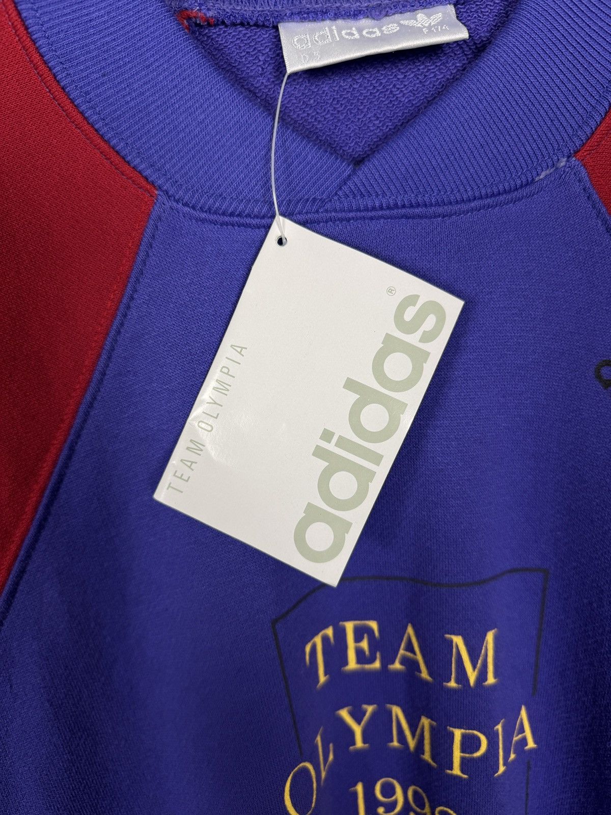 Adidas Adidas Team Olympia 1992 Olympic Games Vintage Sweatshirt Size US M / EU 48-50 / 2 - 7 Thumbnail