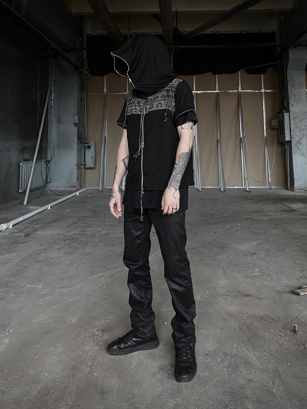 PPFM PPFM gimp multi-zip sleeveless hoodie Size US M / EU 48-50 / 2 - 1 Thumbnail