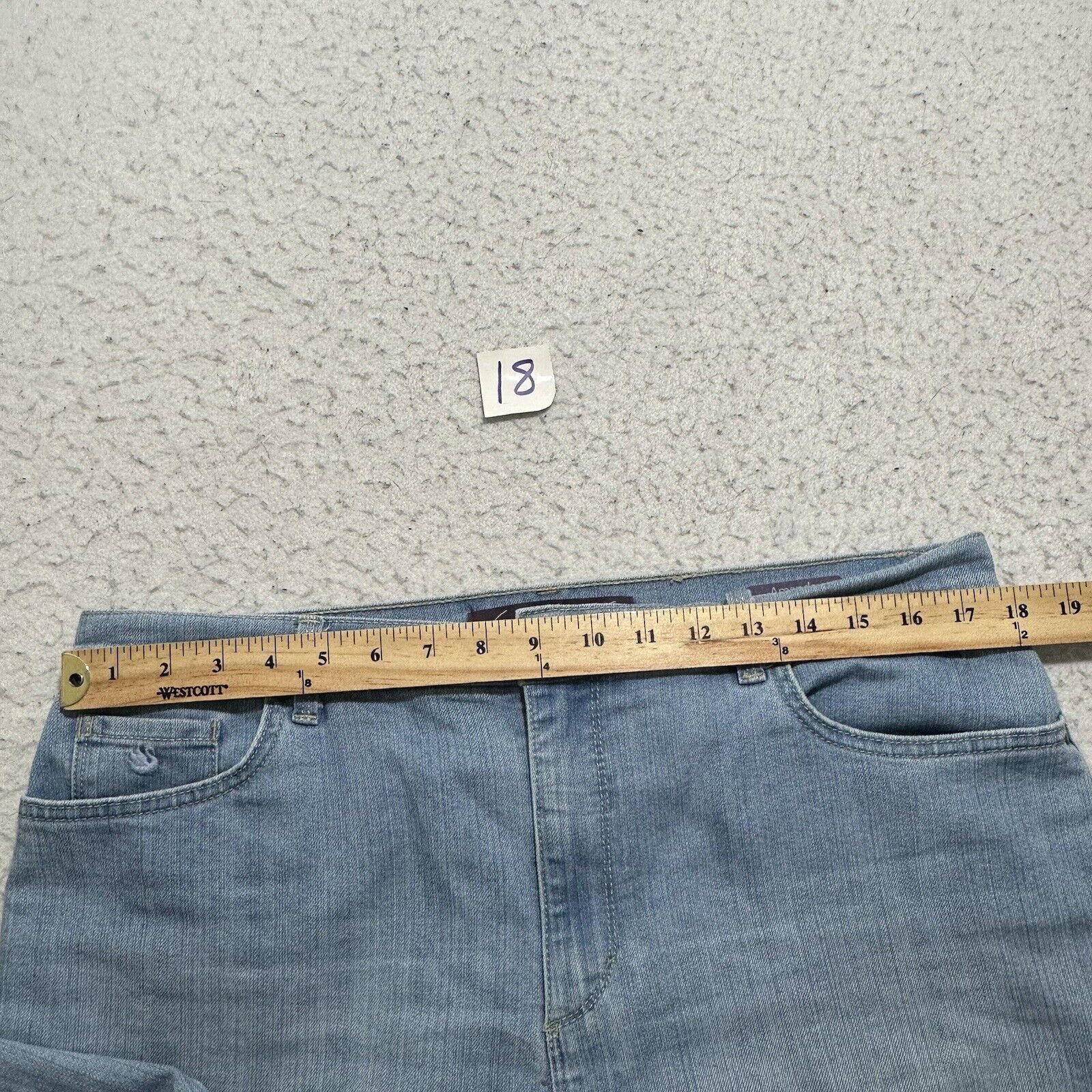 Gloria Vanderbilt Gloria Vanderbilt 16 Light Blue Capri Denim Jeans Size 38" / US 16 / IT 52 - 9 Thumbnail
