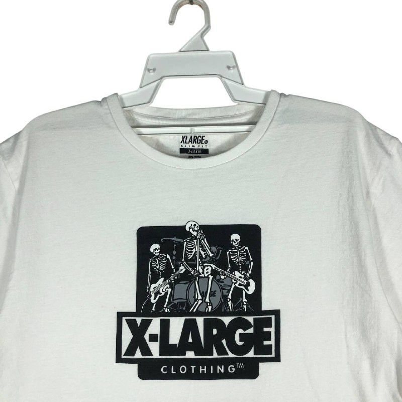 X-LARGE Vintage X-Large Slim Fit White Tshirt Size US XL / EU 56 / 4 - 2 Thumbnail