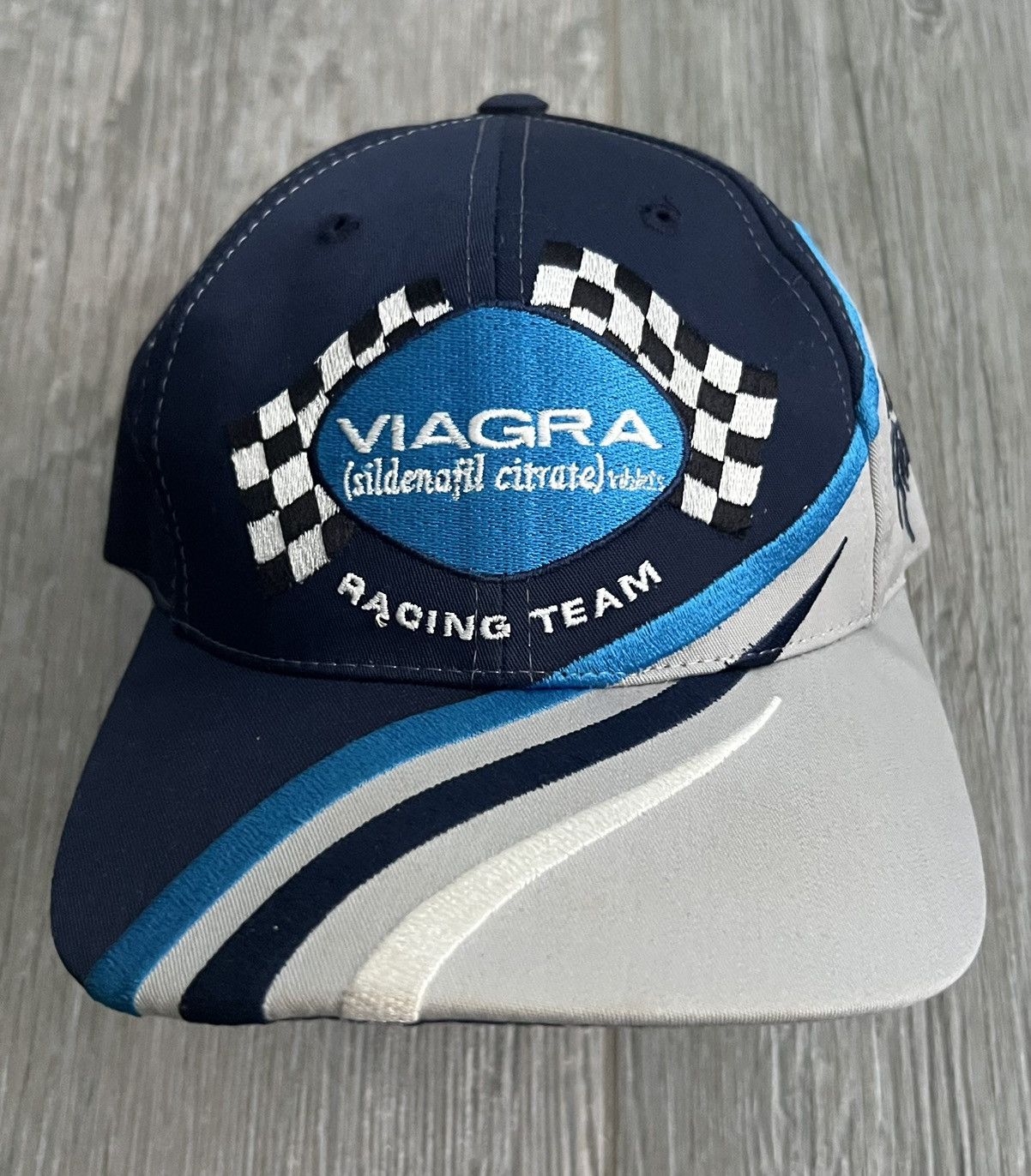 NASCAR × Vintage 1990s Viagra Racing Embroidered Rare Vintage Nascar Team Hat Size ONE SIZE - 1 Thumbnail