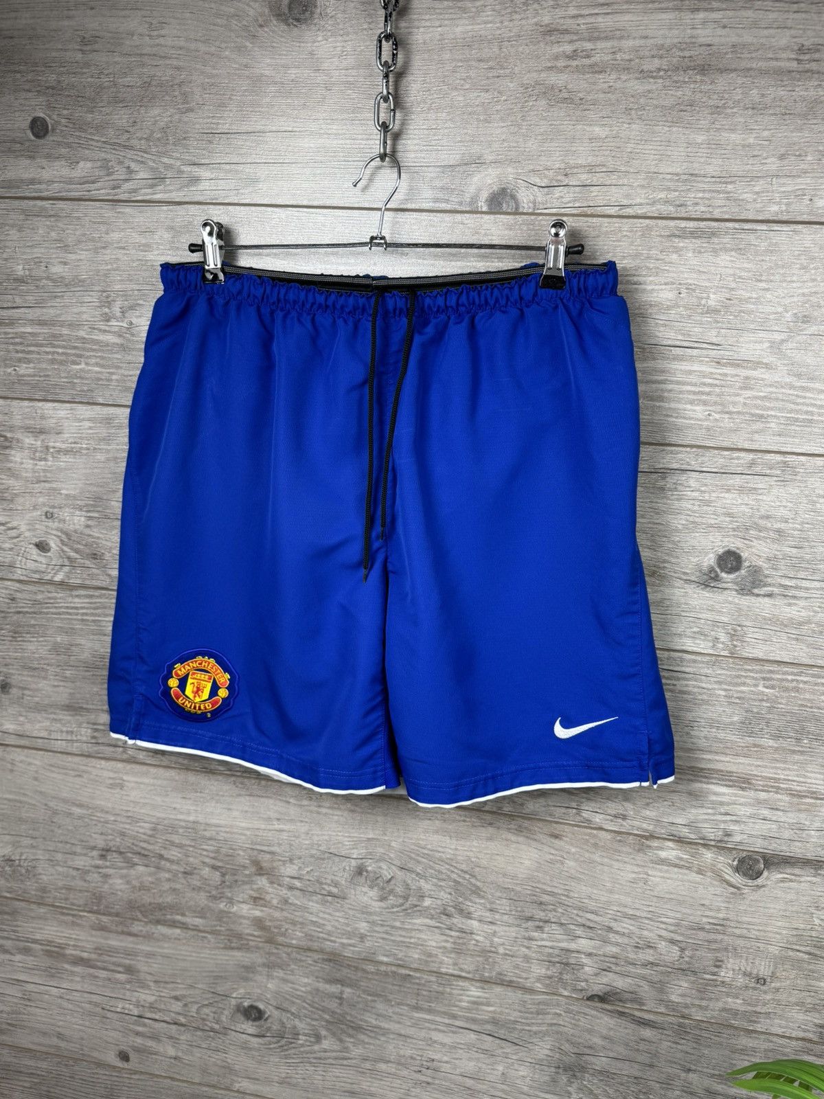 Nike Manchester United Shorts Nike Vintage Football Size L Size US 34 / EU 50 - 4 Thumbnail