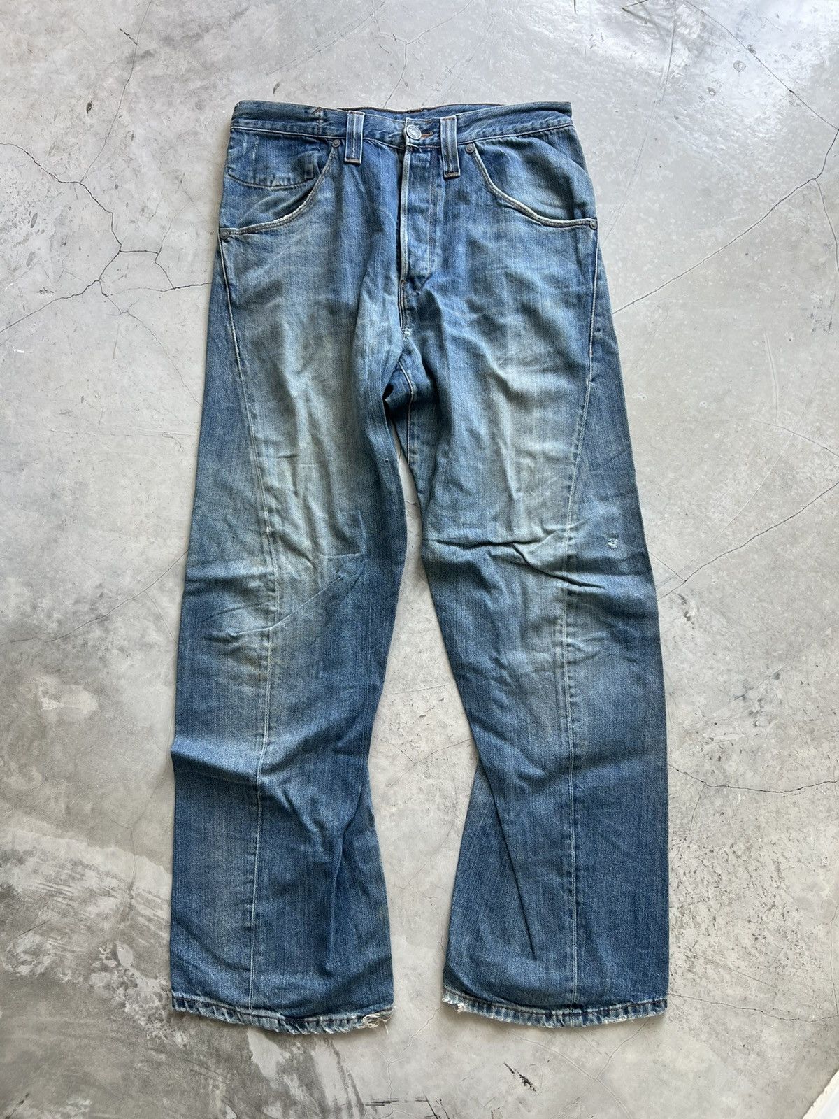 Levi's Levis Engineered Jeans Buckle Back Tag W31 Actual 32x32 Size US 31 - 2 Thumbnail