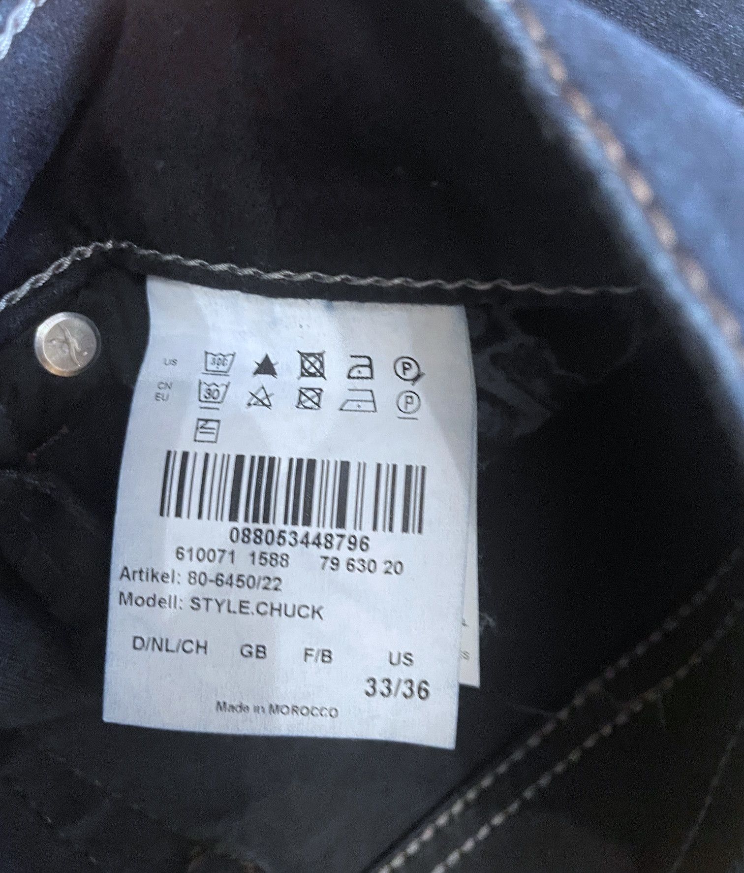 BRAX Men's elastic jeans Brax W33/L30 navy blue Size US 33 - 3 Thumbnail