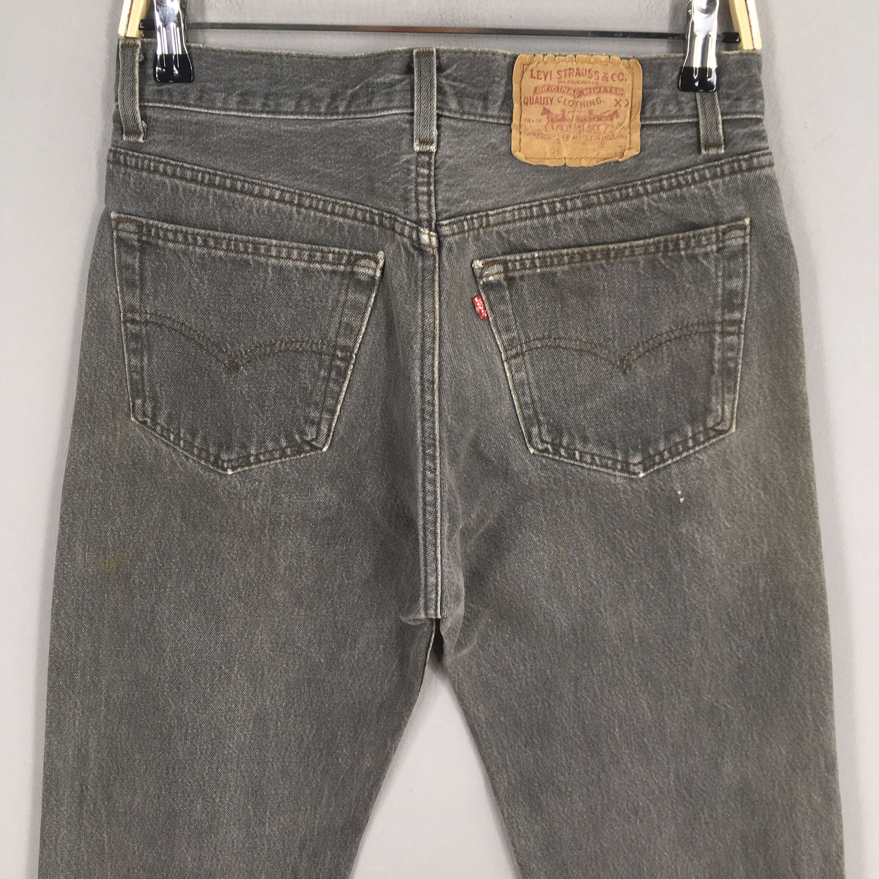 Levi's Size 28x29 Vintage 80s Levi's 501 Black Jeans S748 Size US 28 / EU 44 - 9 Thumbnail