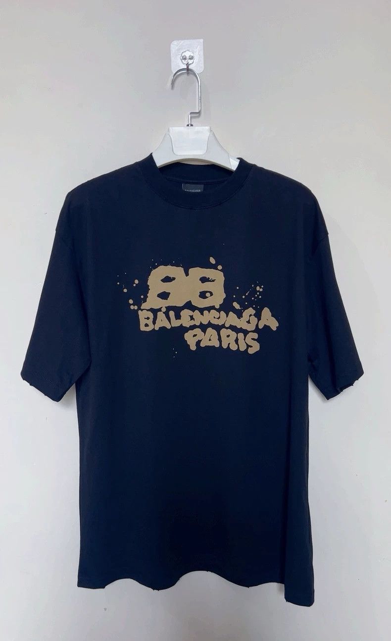 Balenciaga Balenciaga Sabotage do old graffiti double B short sleeves Size US S / EU 44-46 / 1 - 2 Thumbnail