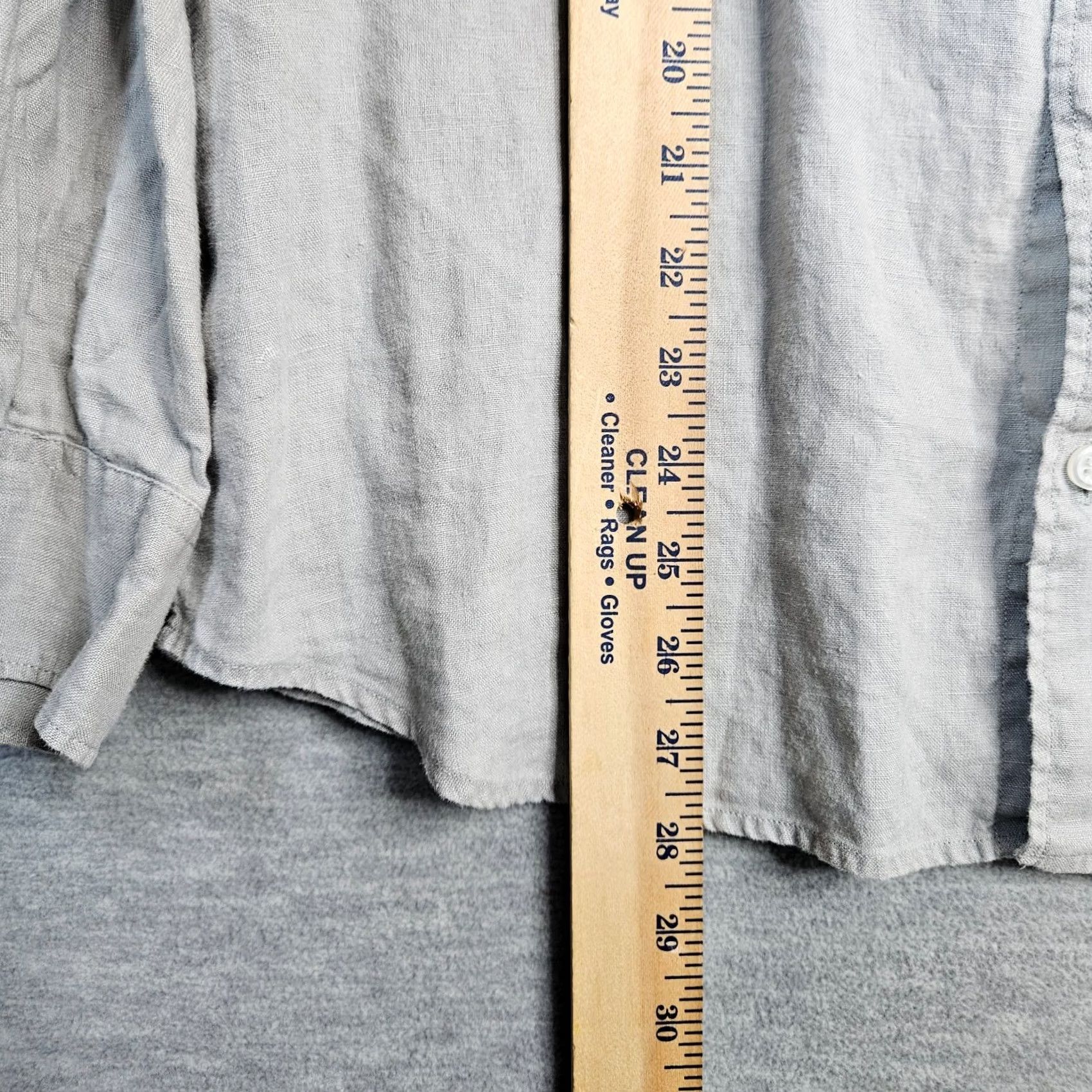 Everlane Everlane Button-Up Shirt Men’s Long Sleeve Linen Gray Size L Regular Chest 42 Vintage? No Size US L / EU 52-54 / 3 - 5 Thumbnail