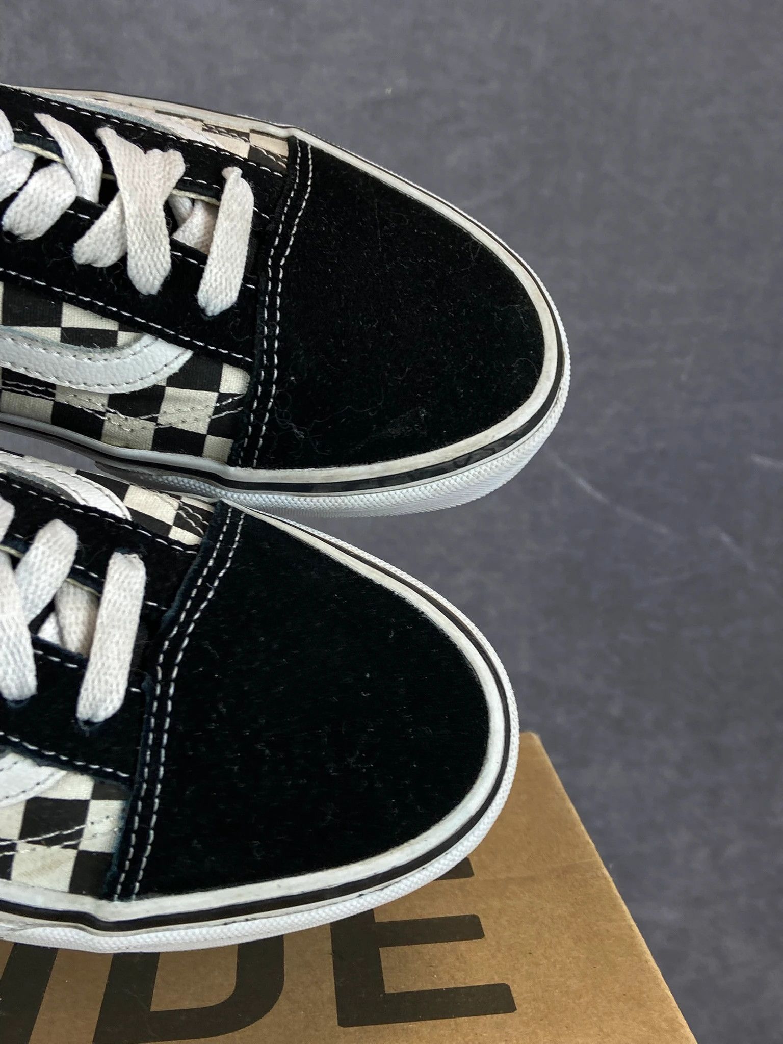 Vans Vans Old Skool Black White Checkerboard Sneakers 42 Size US 9 / EU 42 - 5 Thumbnail