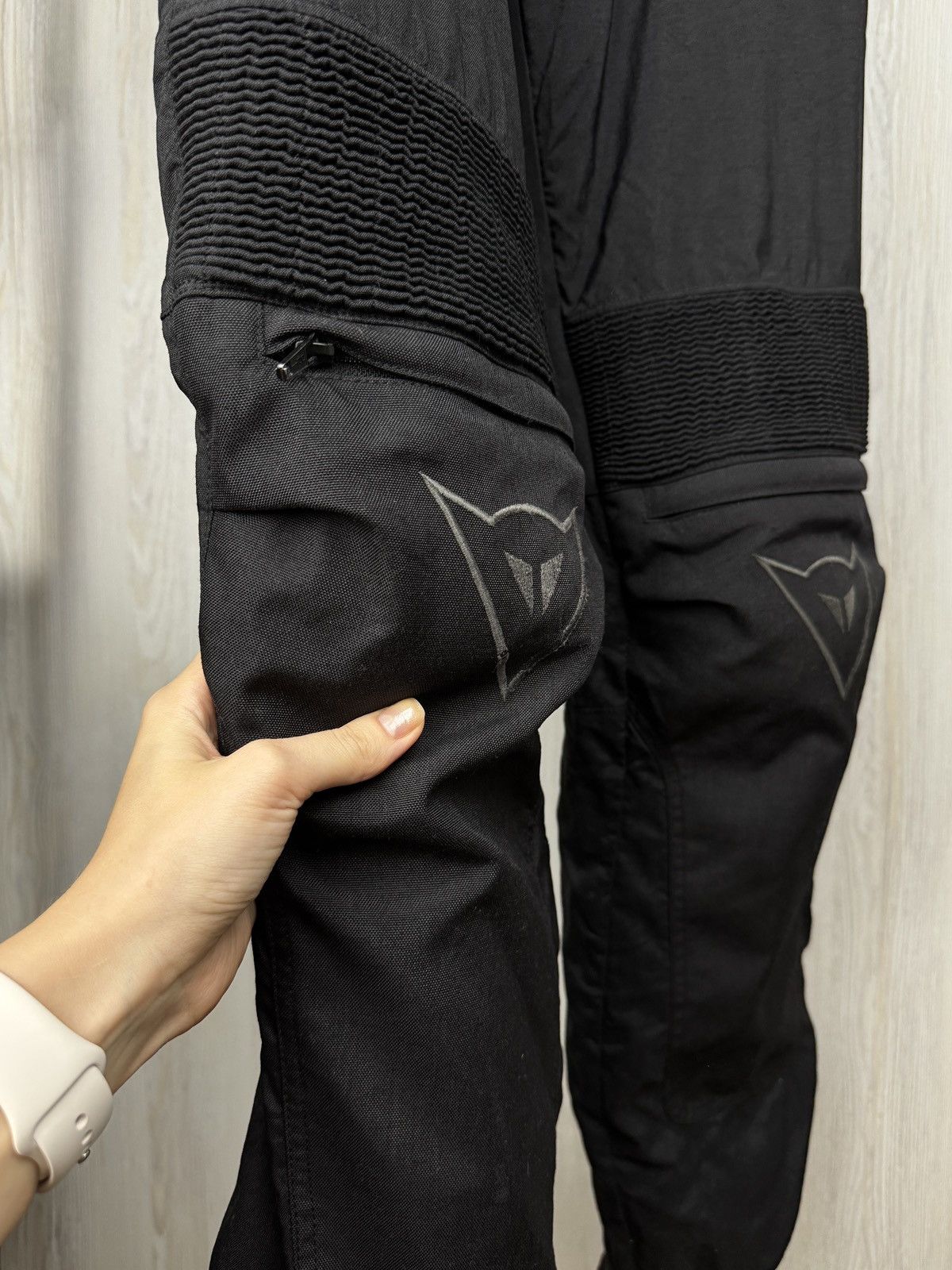 Dainese Dainese Dry Line black protected motorcycle pants textile 54 Size US 38 / EU 54 - 5 Thumbnail