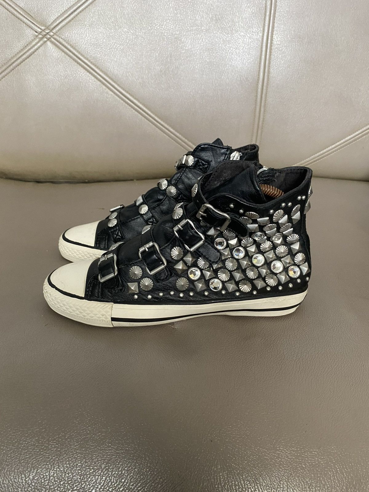 If Six Was Nine ASH Studded leather high top sneakers Size US 7 / IT 37 - 1 Thumbnail