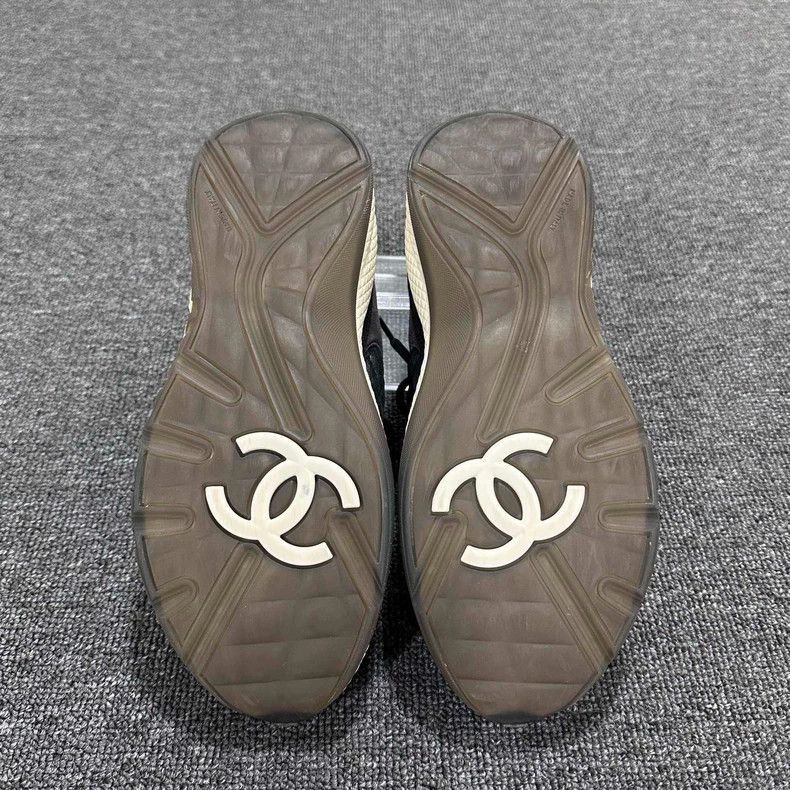 Chanel Chanel Black Gray Sport Sneakers -2505 Size US 6.5 / IT 36.5 - 6 Thumbnail