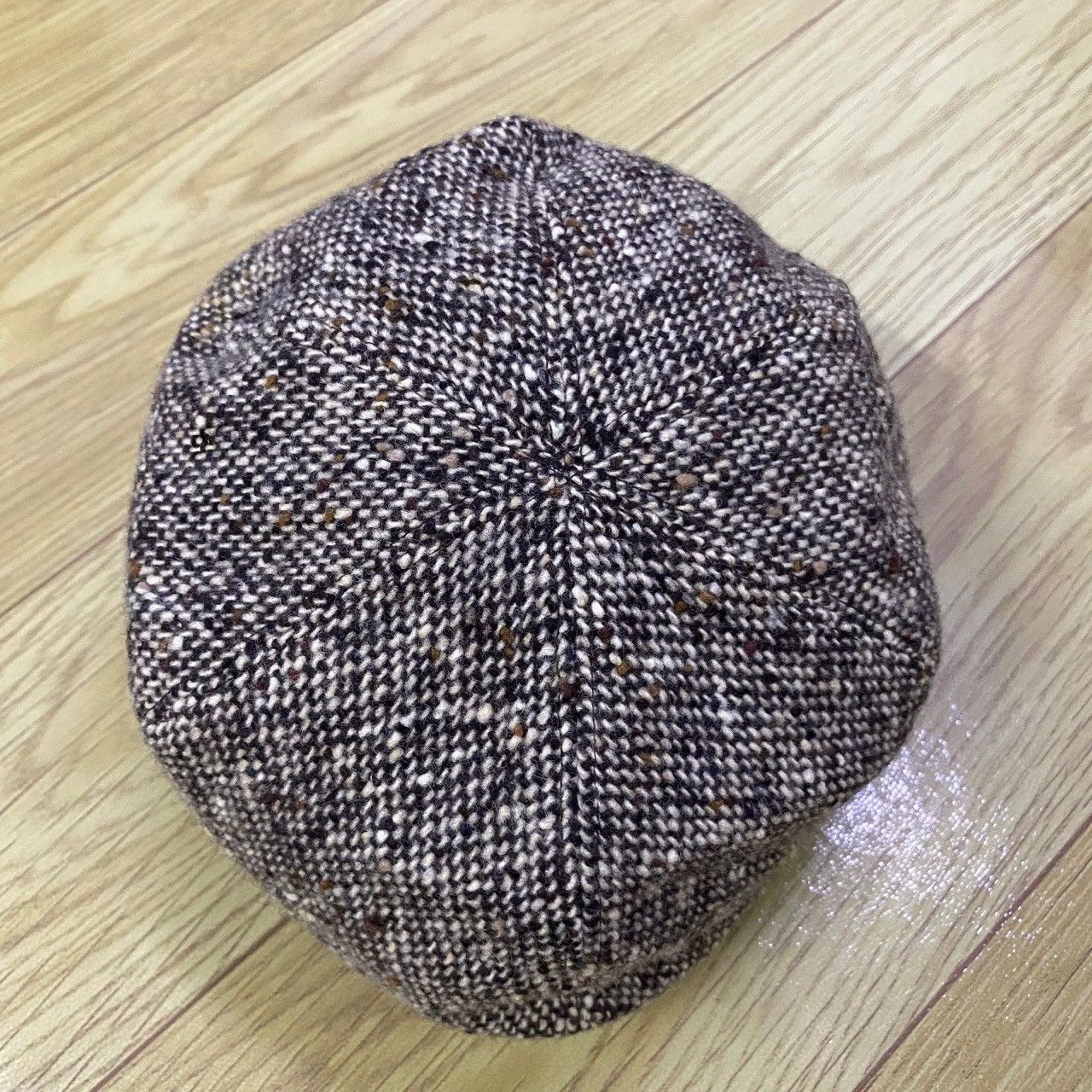 Hysteric Glamour Hysteric Glamour Japan Wool Tweed Newsboy Cap – “Evil” Size ONE SIZE - 4 Thumbnail