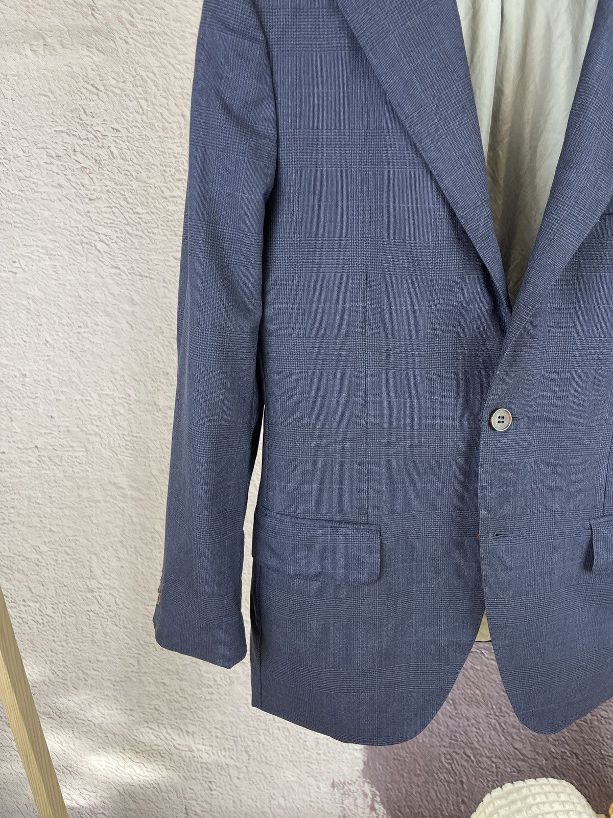 Suitsupply Suitsupply Lazio blue checkered 2 button blazer sport coat Size 38R - 7 Thumbnail