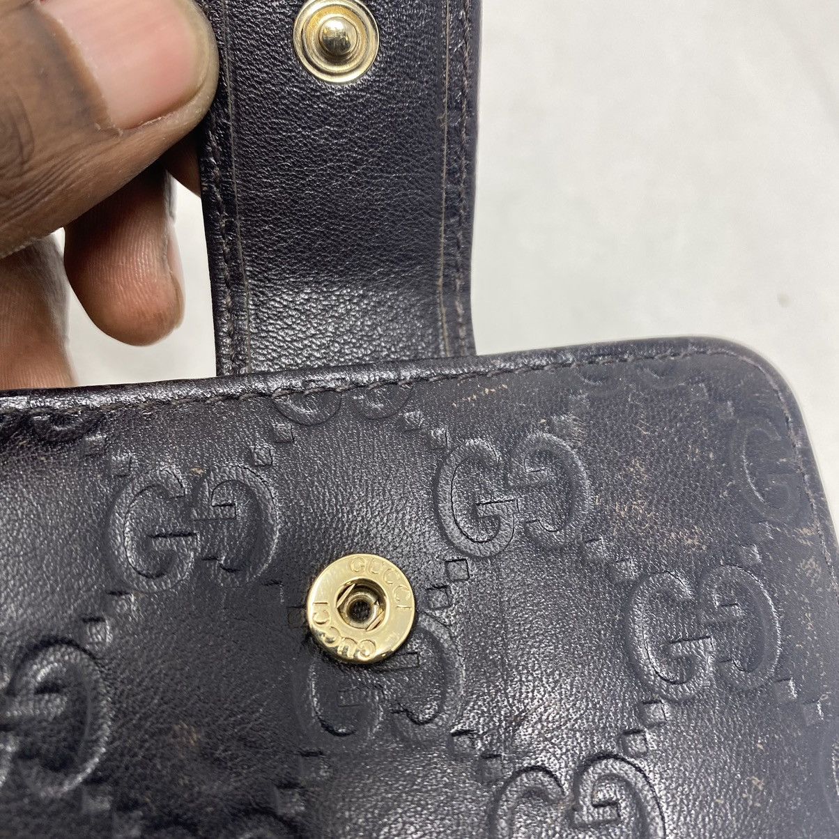 Gucci Gucci Monogram Zip Bi-Fold Wallet Size ONE SIZE - 4 Thumbnail