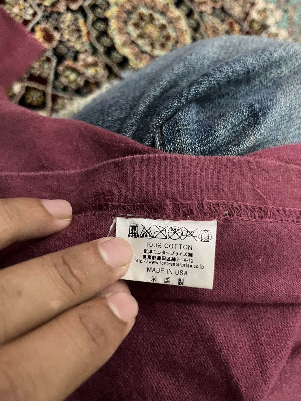 Buzz Rickson's 💥Faded Maroon US naval construction battalion BUZZ RICKSONS Size US S / EU 44-46 / 1 - 8 Thumbnail