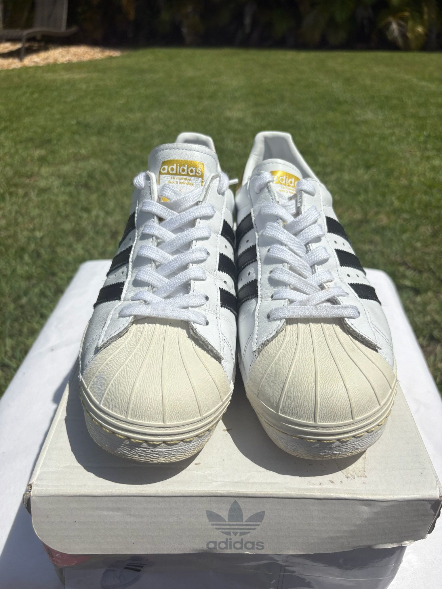 Adidas Adidas old Heel Superstar Size US 8.5 / EU 41-42 - 1 Thumbnail