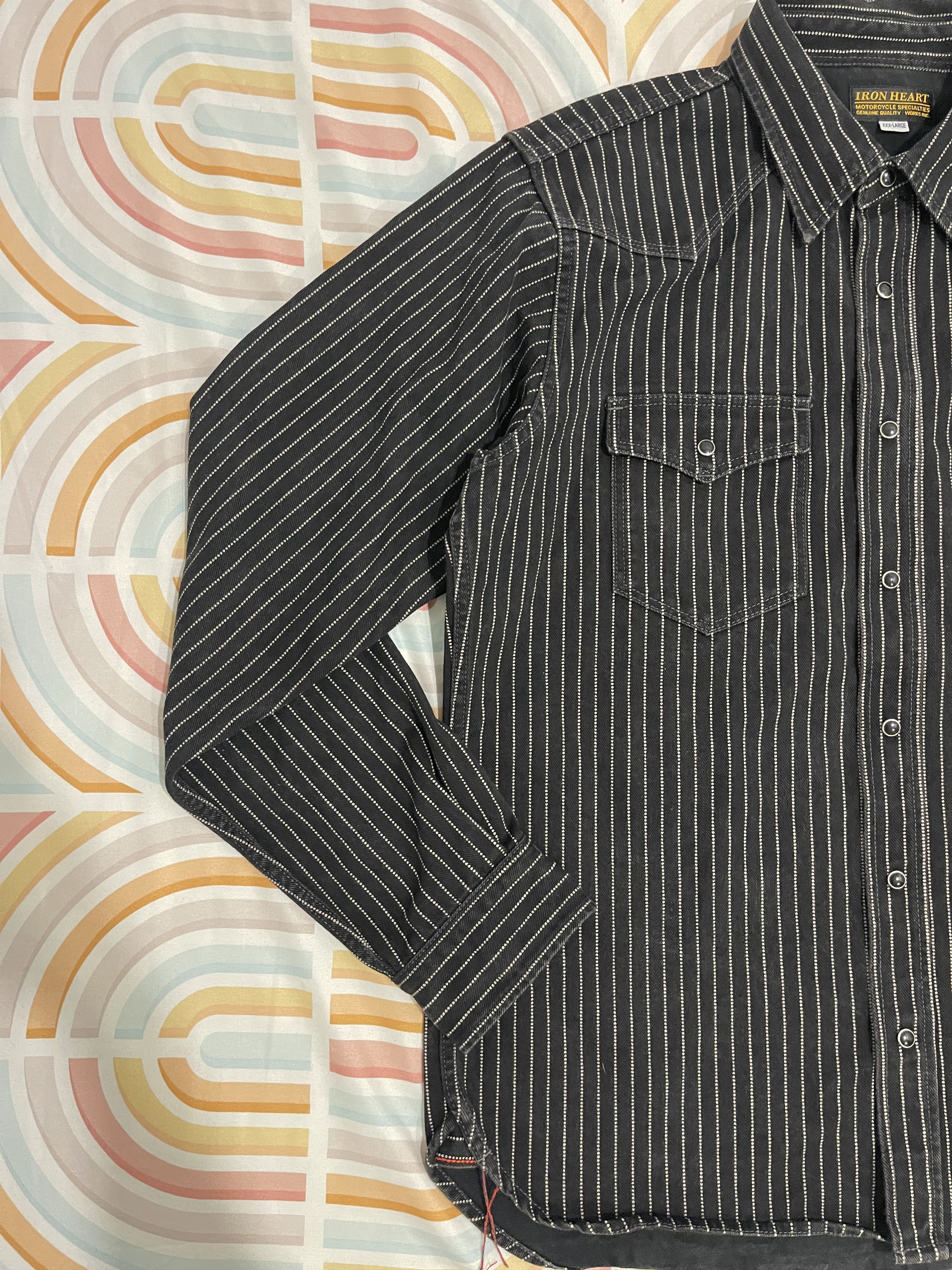 Iron Heart XXX-Large Iron Heart Ultra Heavy IHSH-62-IND Western Shirt Size US XXL / EU 58 / 5 - 3 Thumbnail