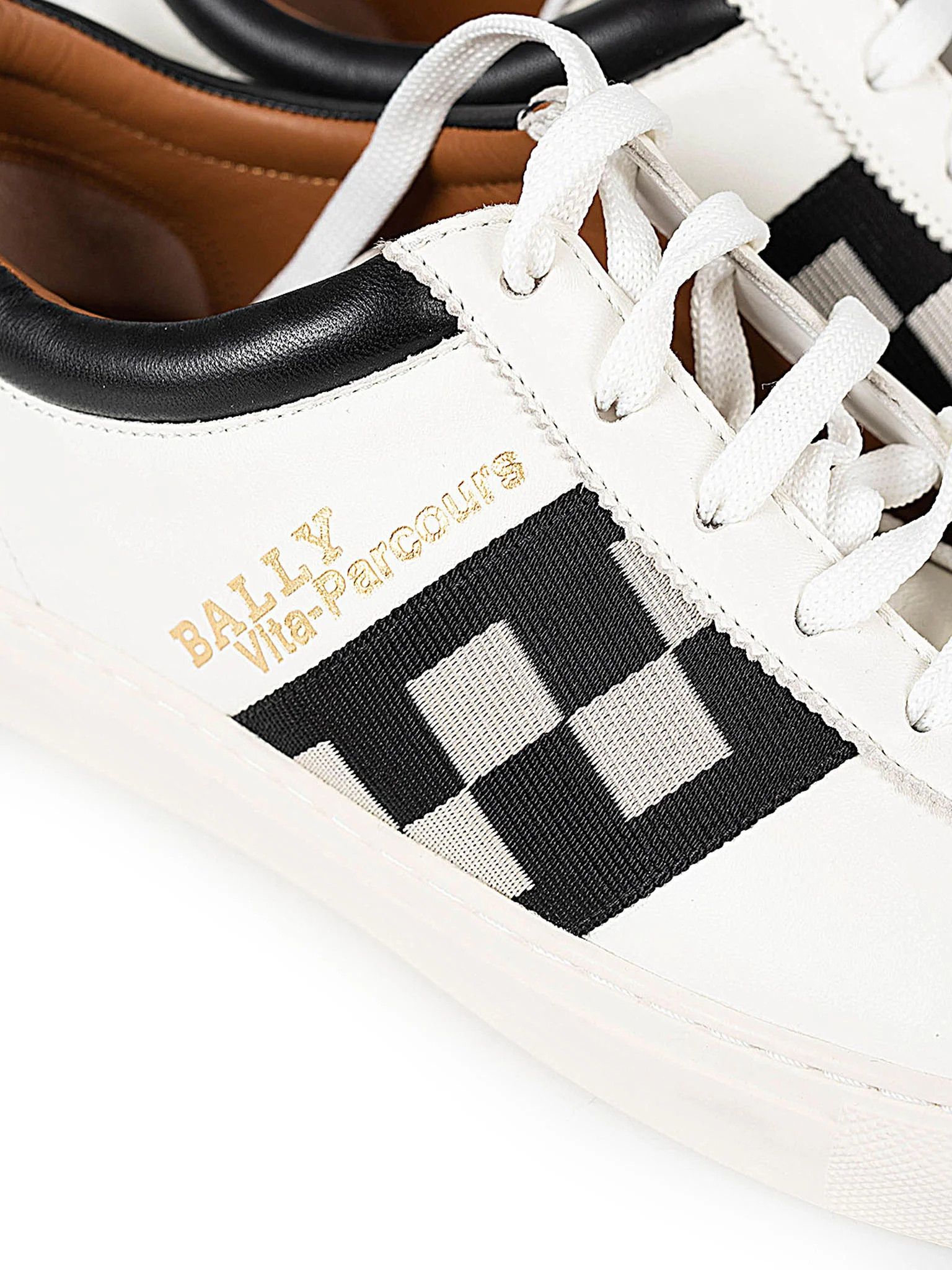 Bally o1y1224 Low-Top Sneakers in White/Black Size US 6.5 / EU 39-40 - 3 Thumbnail
