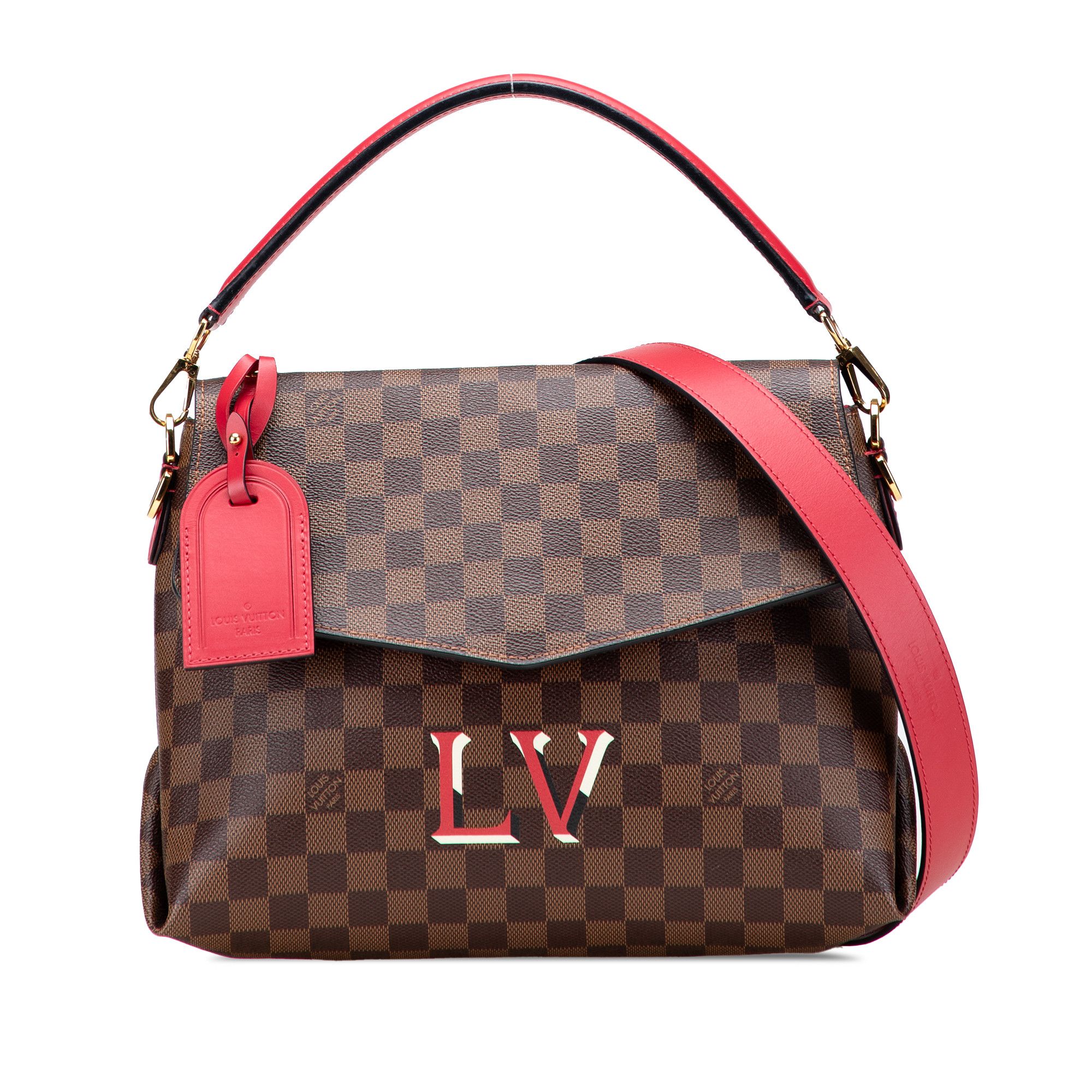 Louis Vuitton Louis Vuitton Damier Ebene Beaubourg MM Size ONE SIZE - 1 Thumbnail