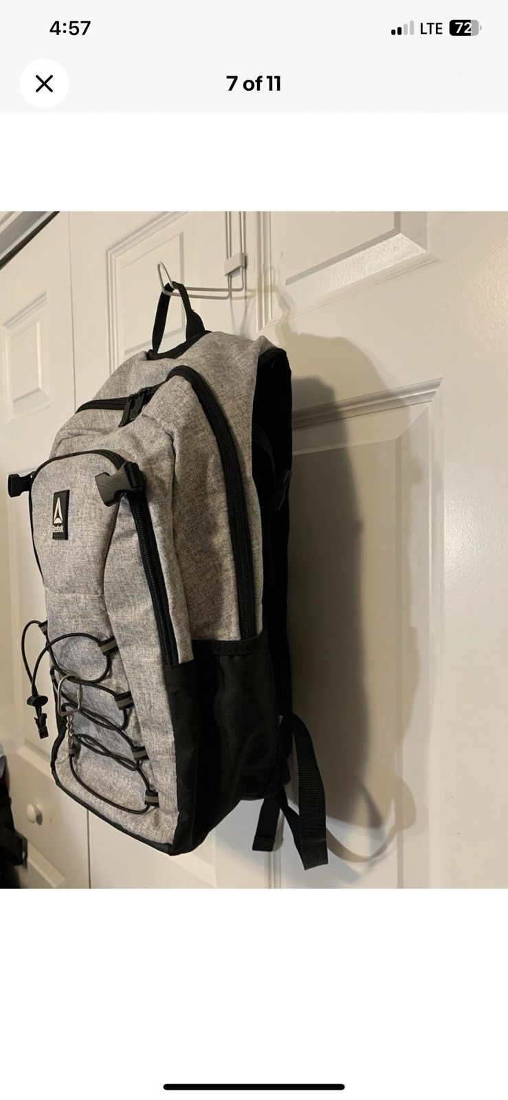 Reebok Reebok 19.5” laptop light backpack roman adult gray black Size ONE SIZE - 5 Thumbnail
