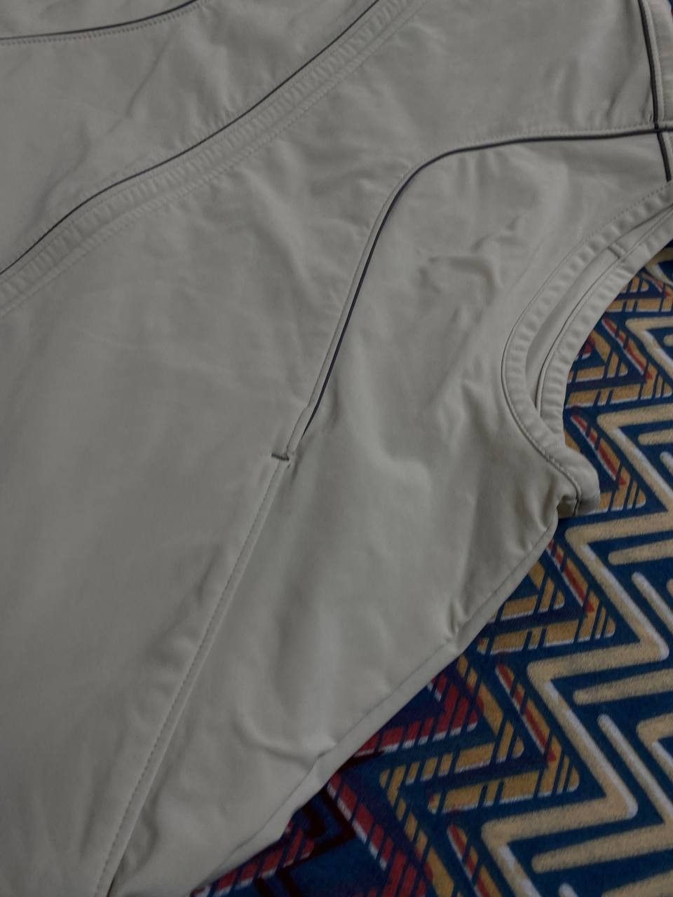 Nike × Vintage Vintage Nike Cream White Zip up Vest Size US S / EU 44-46 / 1 - 17 Thumbnail