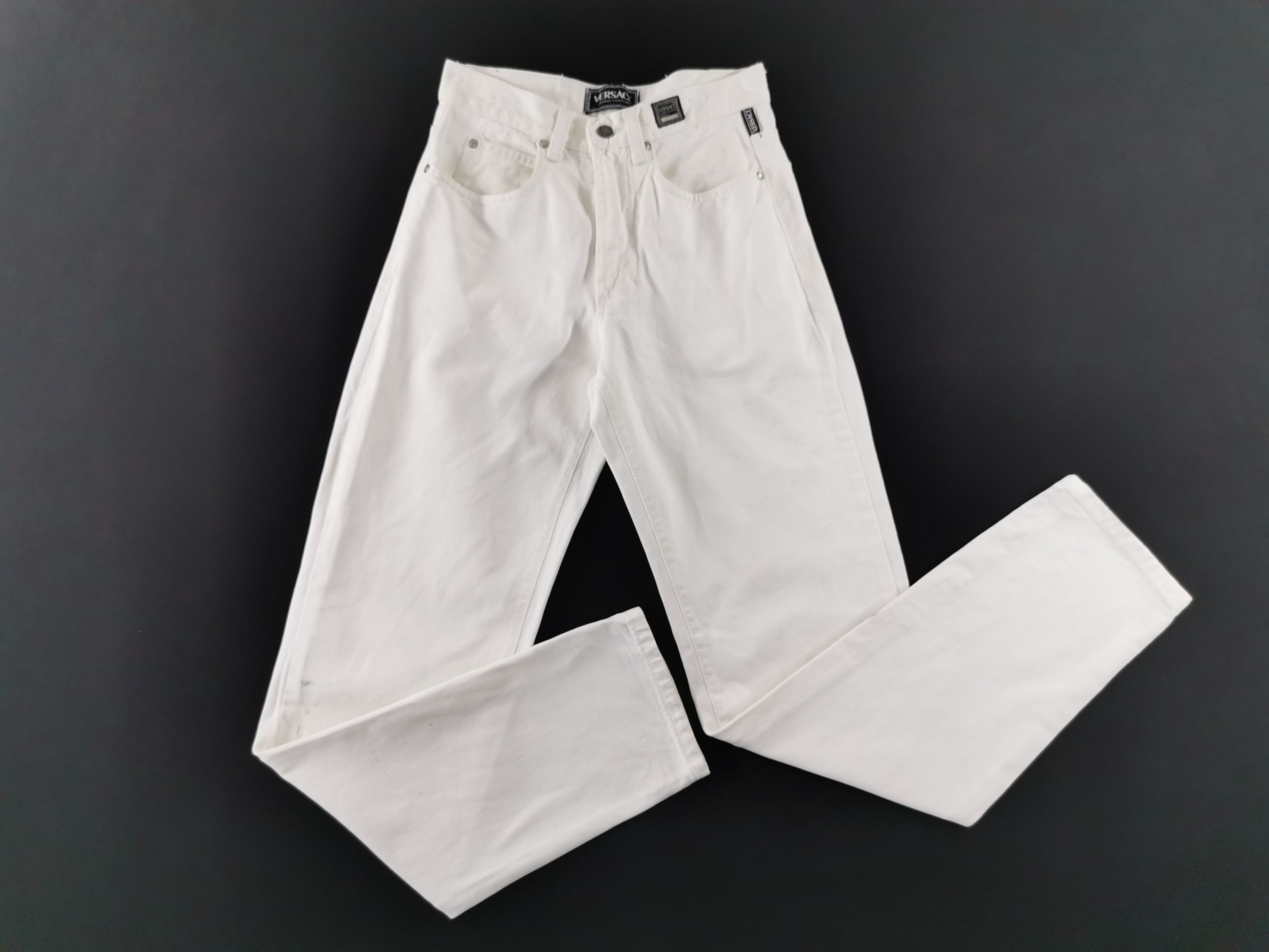 Versace Distressed Jeans Vintage Versace Denim Jeans Size 28 Size US 28 / EU 44 - 4 Thumbnail