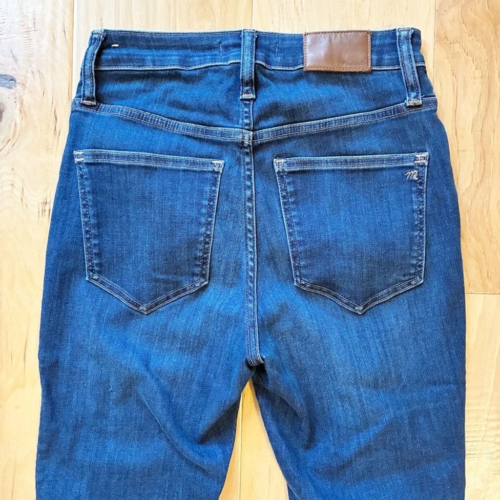 Madewell Madewell Curvy High Waist Skinny Jeans Sz 24 Dark Wash Denim Size 24" / US 00 / IT 34 - 7 Thumbnail