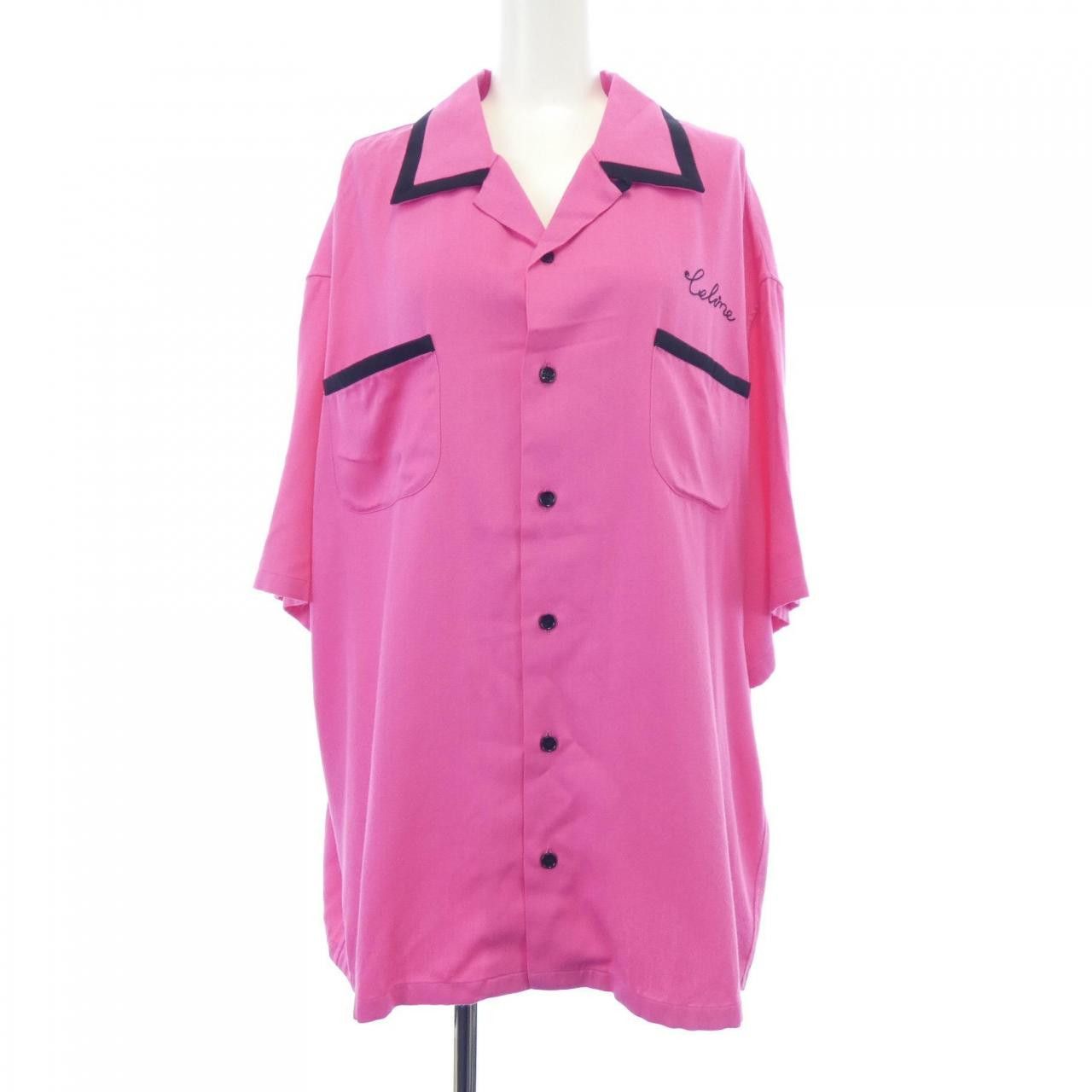 Celine Celine Celine S/S Shirt Shirt Cotton Tops 2C831171S DUTY FREE for USA Size ONE SIZE - 1 Thumbnail