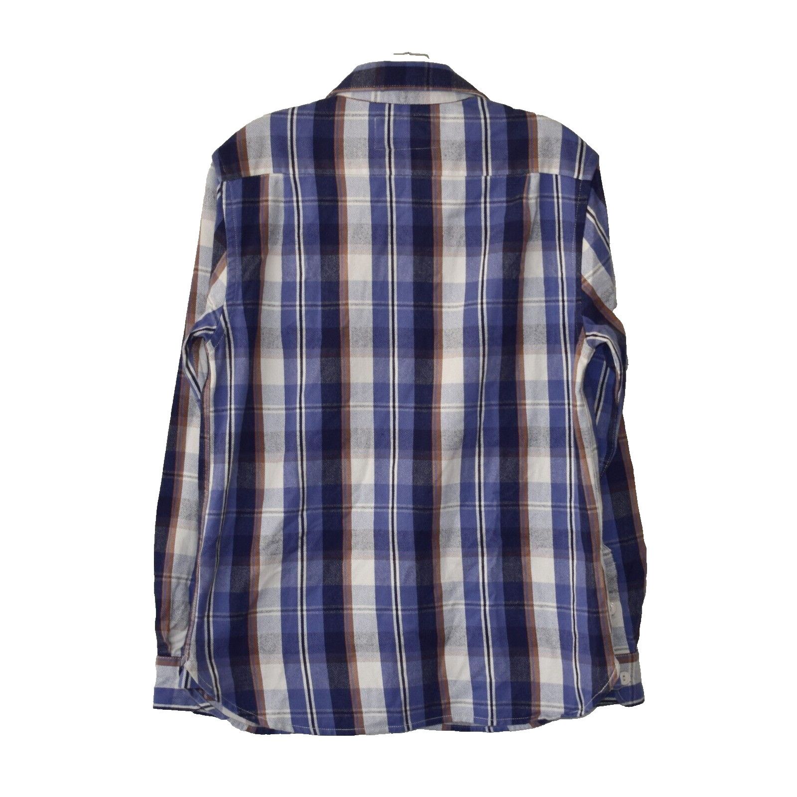 Ace Rivington ACE RIVINGTON Santa Barbara Blue Plaid Cotton Flanel Shirt S Size US S / EU 44-46 / 1 - 2 Thumbnail