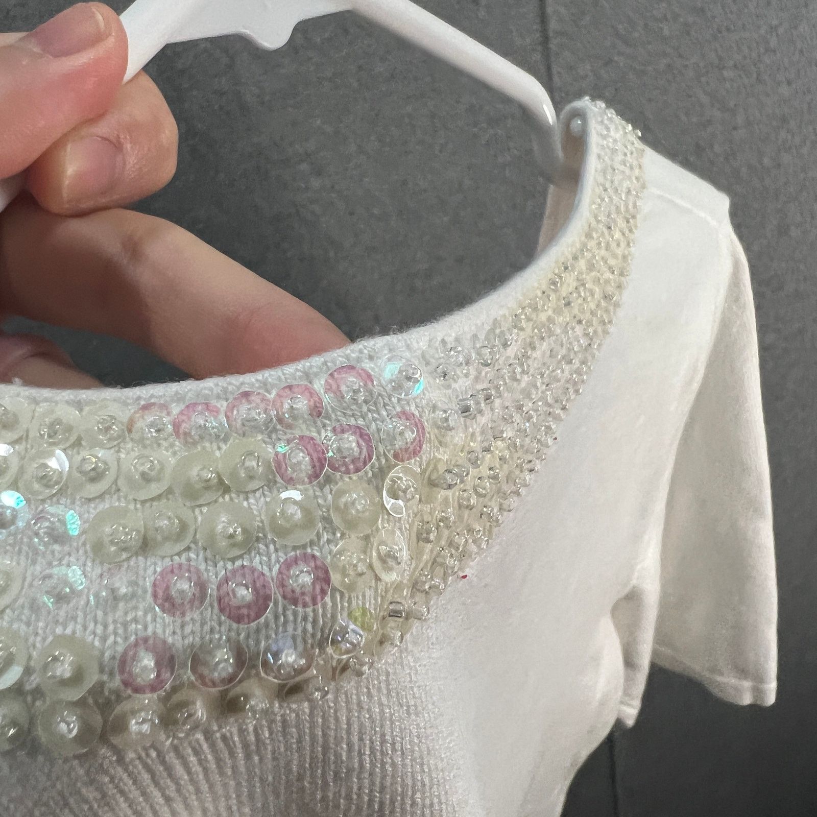 Isaac Mizrahi Isaac Mizrahi LIVE! Always Isaac Ebellished Sweater Lig Size M / US 6-8 / IT 42-44 - 11 Thumbnail