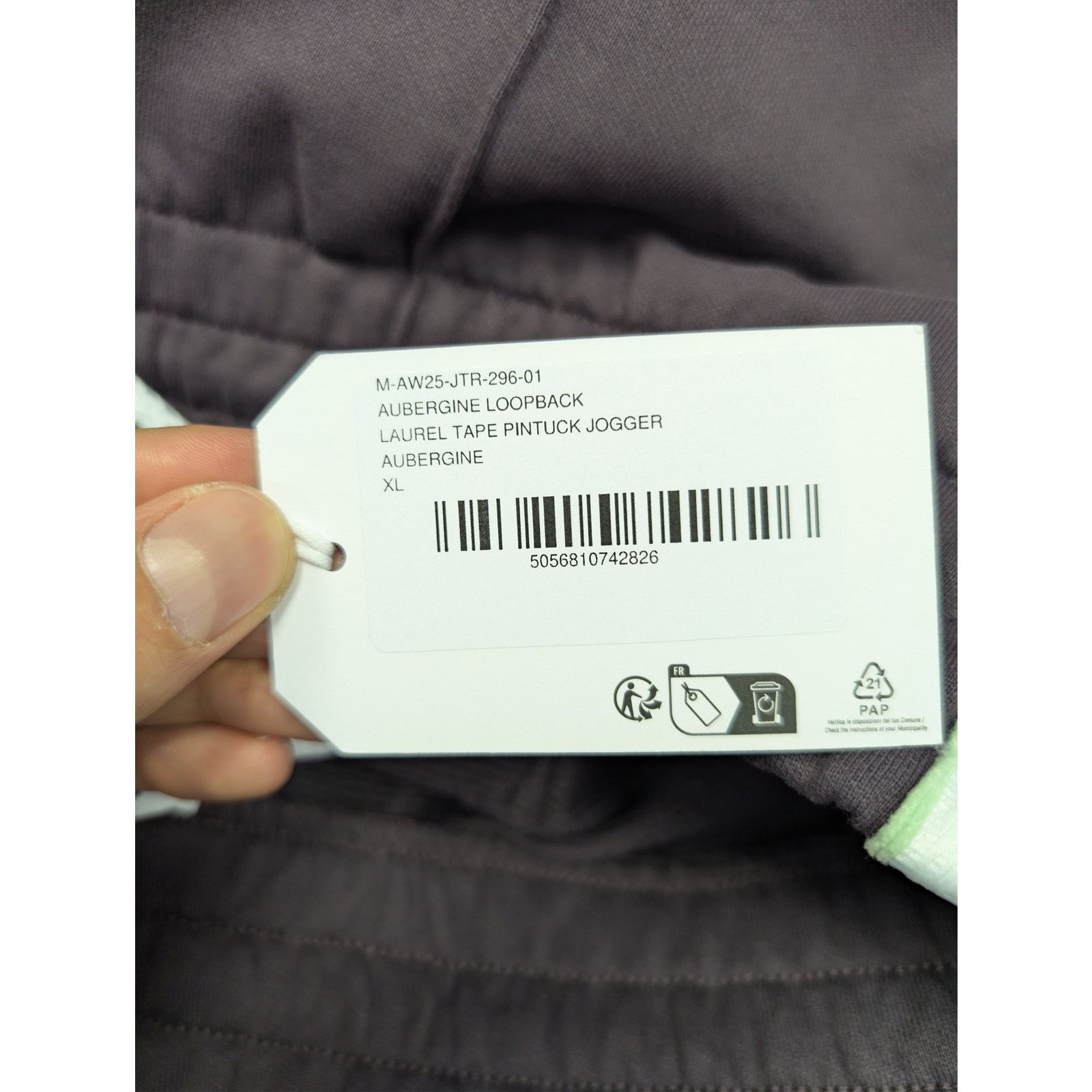 Casablanca o1rshd1 Loopback Laurel Tap Pintuck Jogger sweatpants Size US 36 / EU 52 - 18 Thumbnail