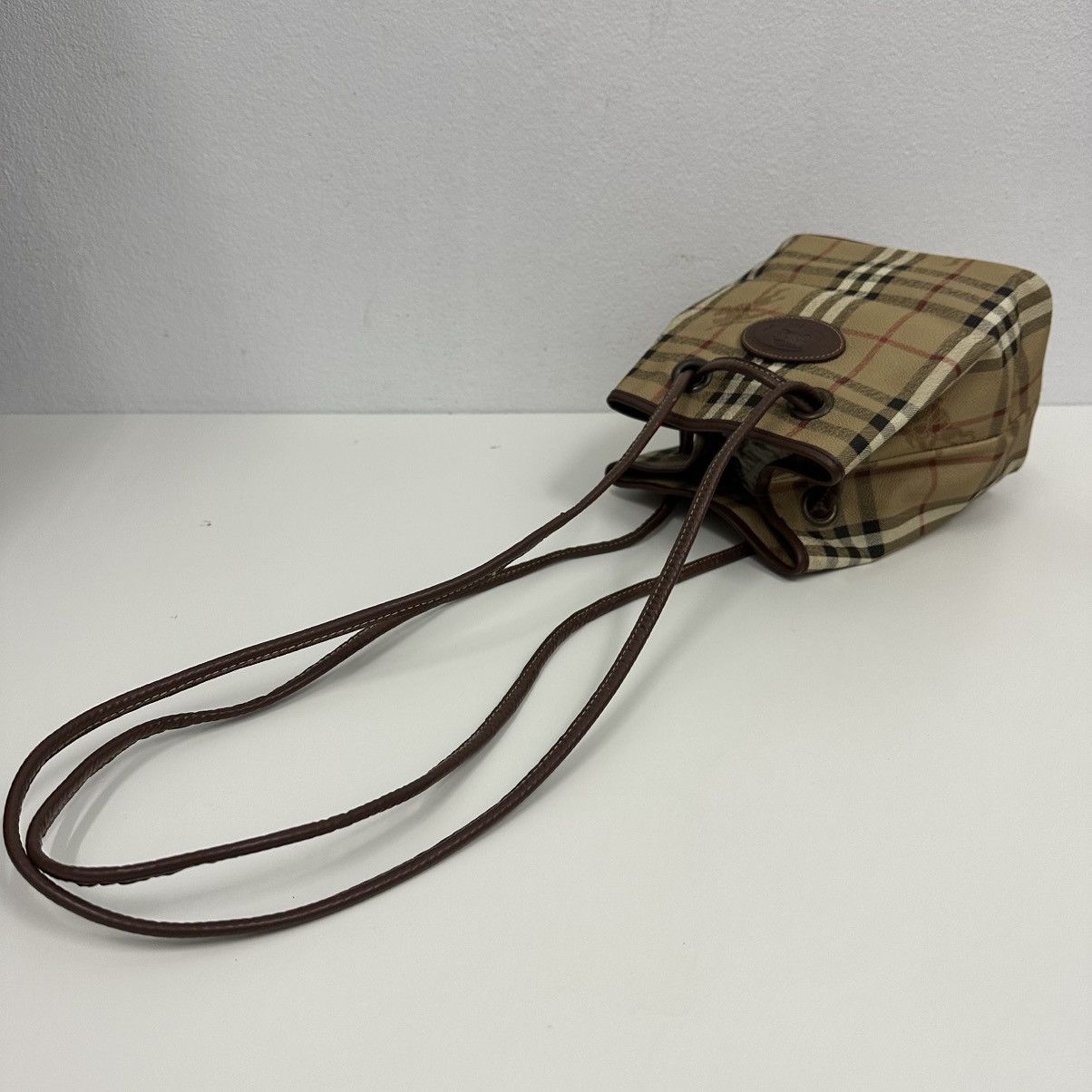 Burberry ‼️YES‼️ AUTHENTIC BURBERRYS VINTAGE NOVA CHECK LONG HANDLE BAG Size ONE SIZE - 3 Thumbnail