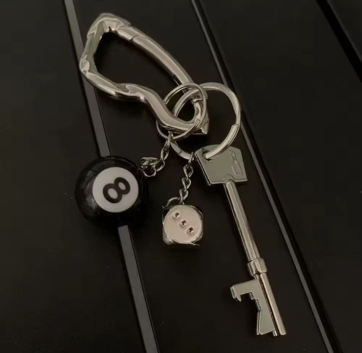 Other Street Hip Hop 8 Dice Keychain Size ONE SIZE - 2 Thumbnail