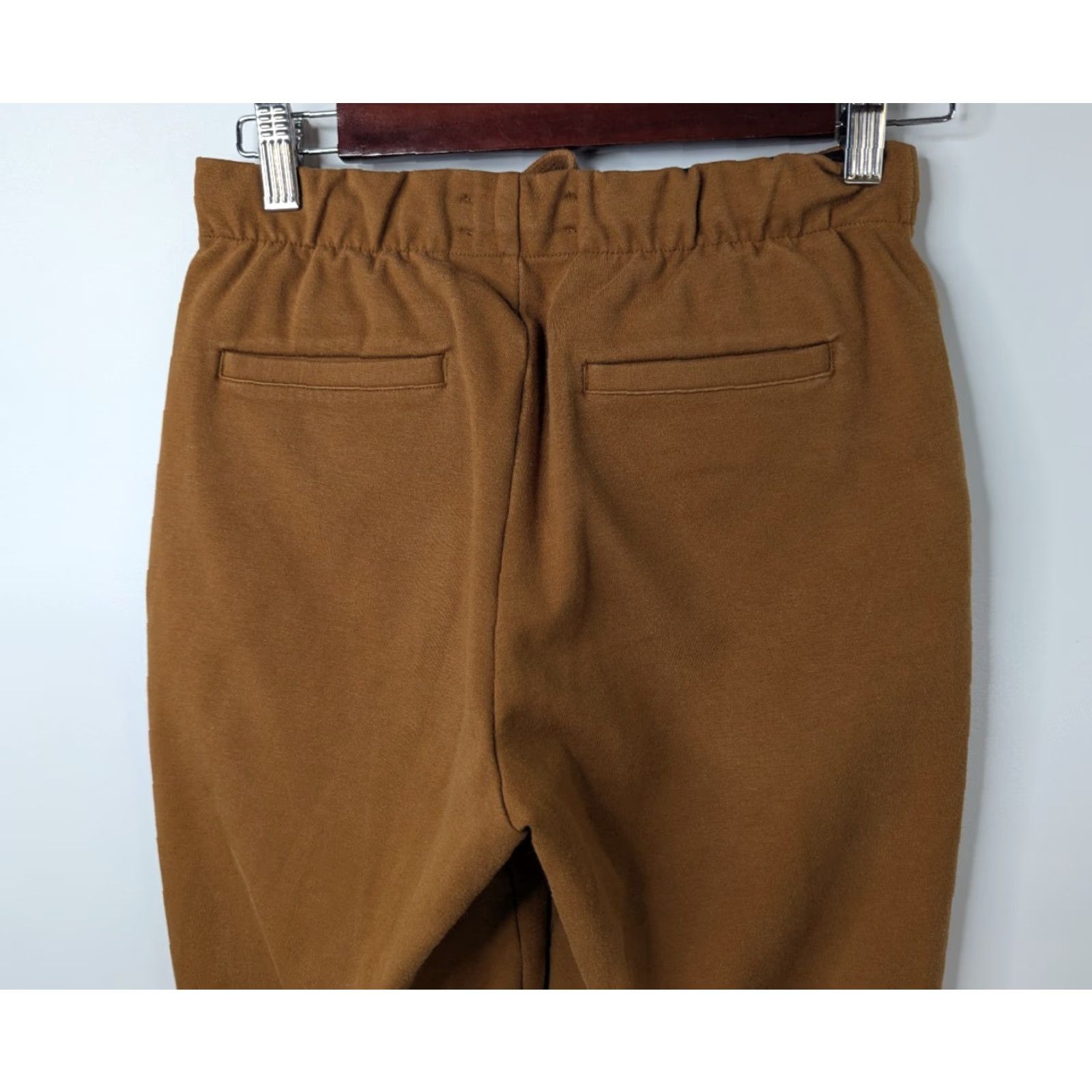 Everlane Everlane The Dream Pant Cotton Modal Stretch Pull-On Drawstring Brown Camel XS Pant Women Pull On Stretch Elastic Waist Ankle Casual 90s? Size 26" / US 2 / IT 38 - 5 Thumbnail
