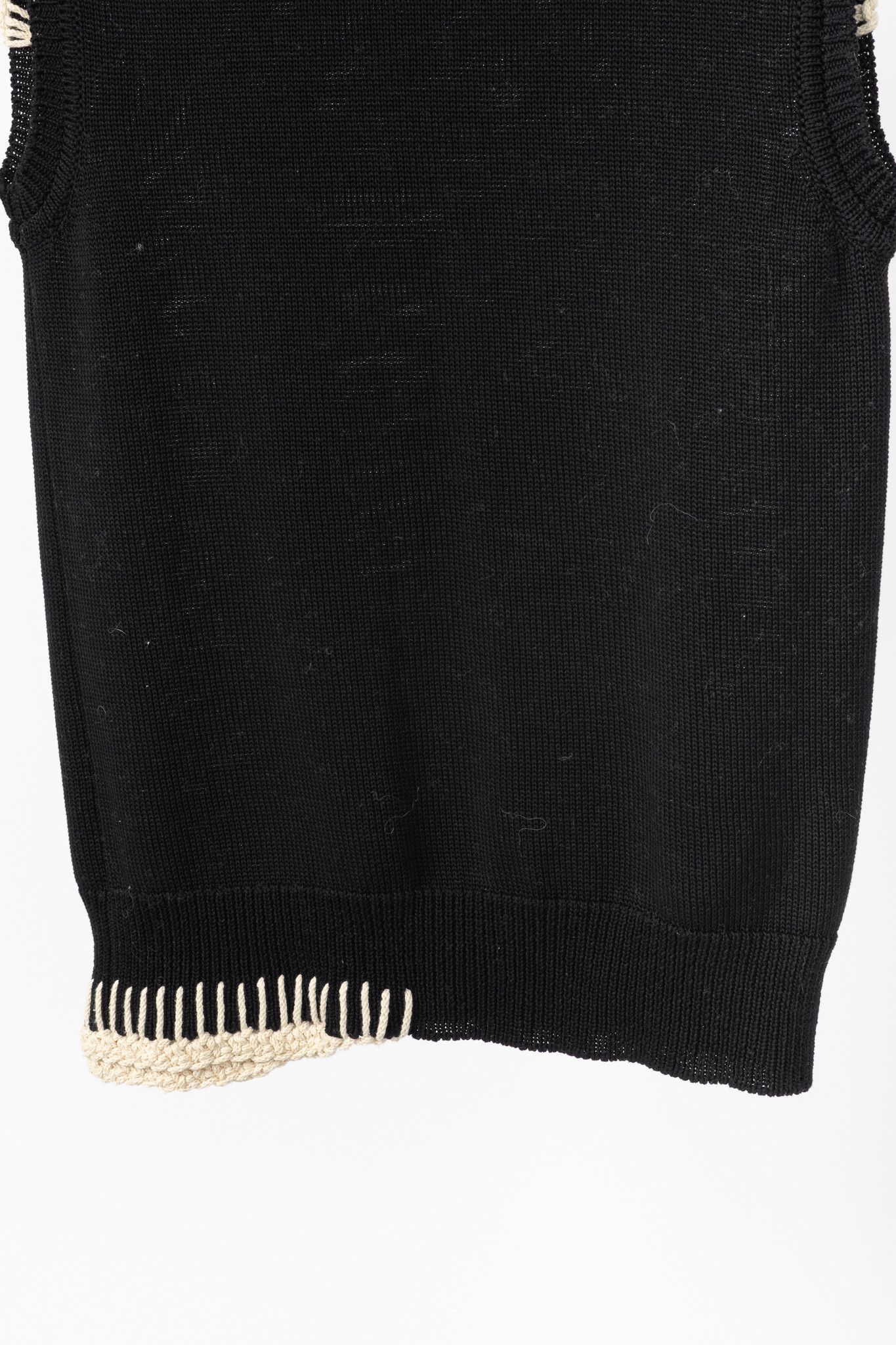Jil Sander Jil Sander SS/18 Runway] Cotton Stitch-Detail Knitted Vest Size US S / EU 44-46 / 1 - 7 Thumbnail