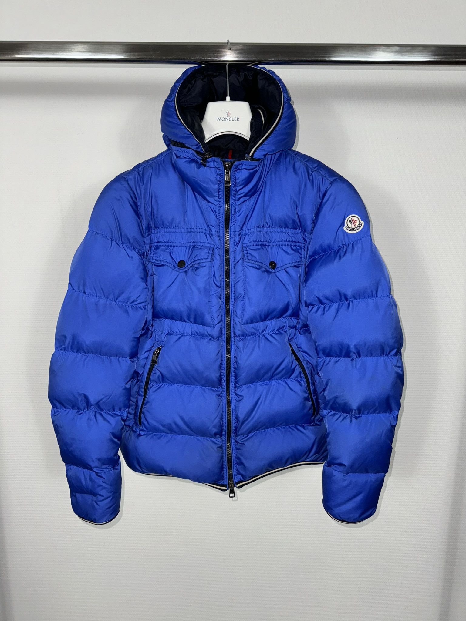 Moncler Moncler jacket Thomas size 2 blue | Grailed