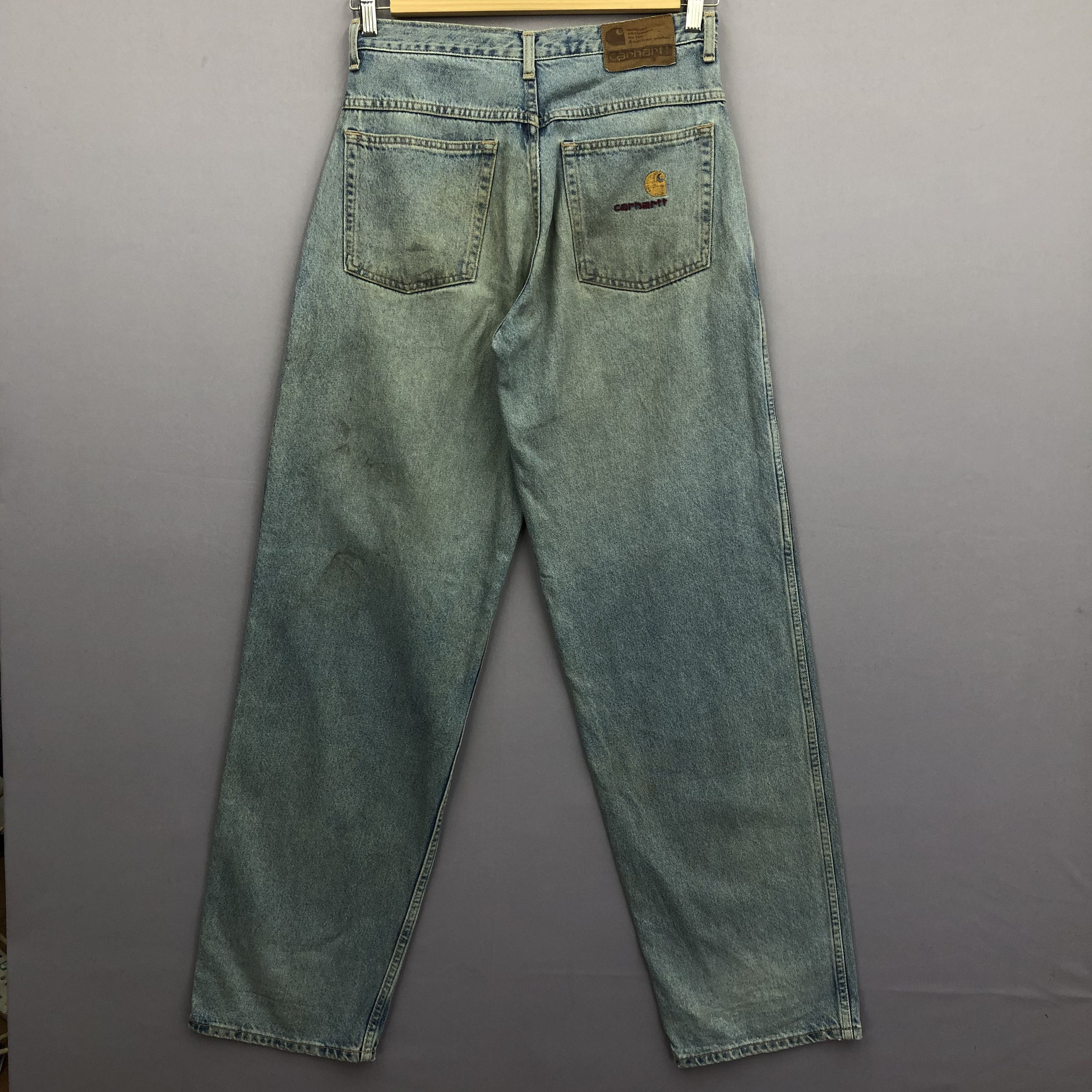 Carhartt Crazy Vintage Y2K/2000s Carhartt Baggy Faded Jeans Denim Size US 30 / EU 46 - 1 Thumbnail