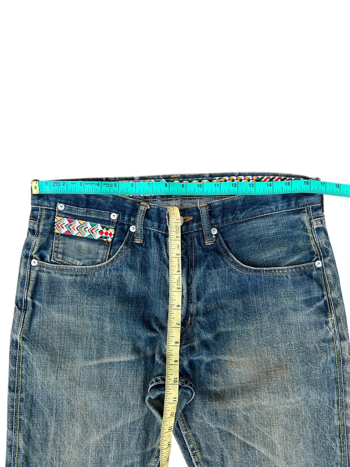 Swagger Vintage Swagger Japan Faded Dirty Mud Denim Jeans Size US 32 / EU 48 - 2 Thumbnail