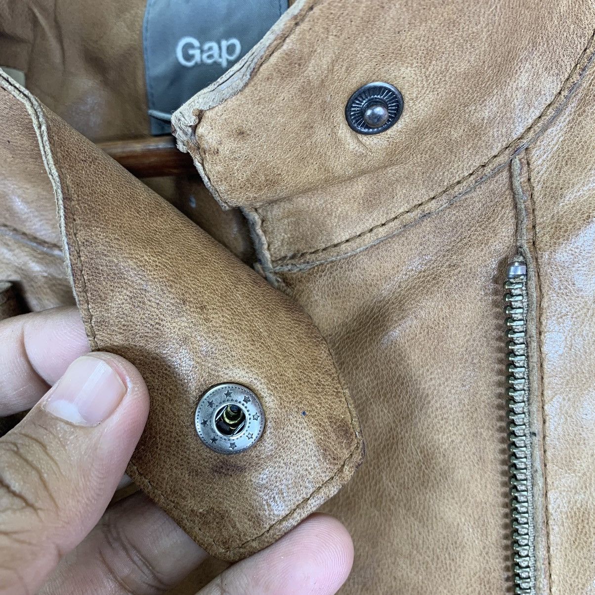 Gap Vintage Gap Sheepskin Leather Women Jacket Size S / US 4 / IT 40 - 7 Thumbnail