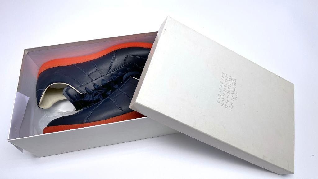 Maison Margiela MMM maison martin margiela navy GAT replica sneakers Size US 12 / EU 45 - 2 Thumbnail