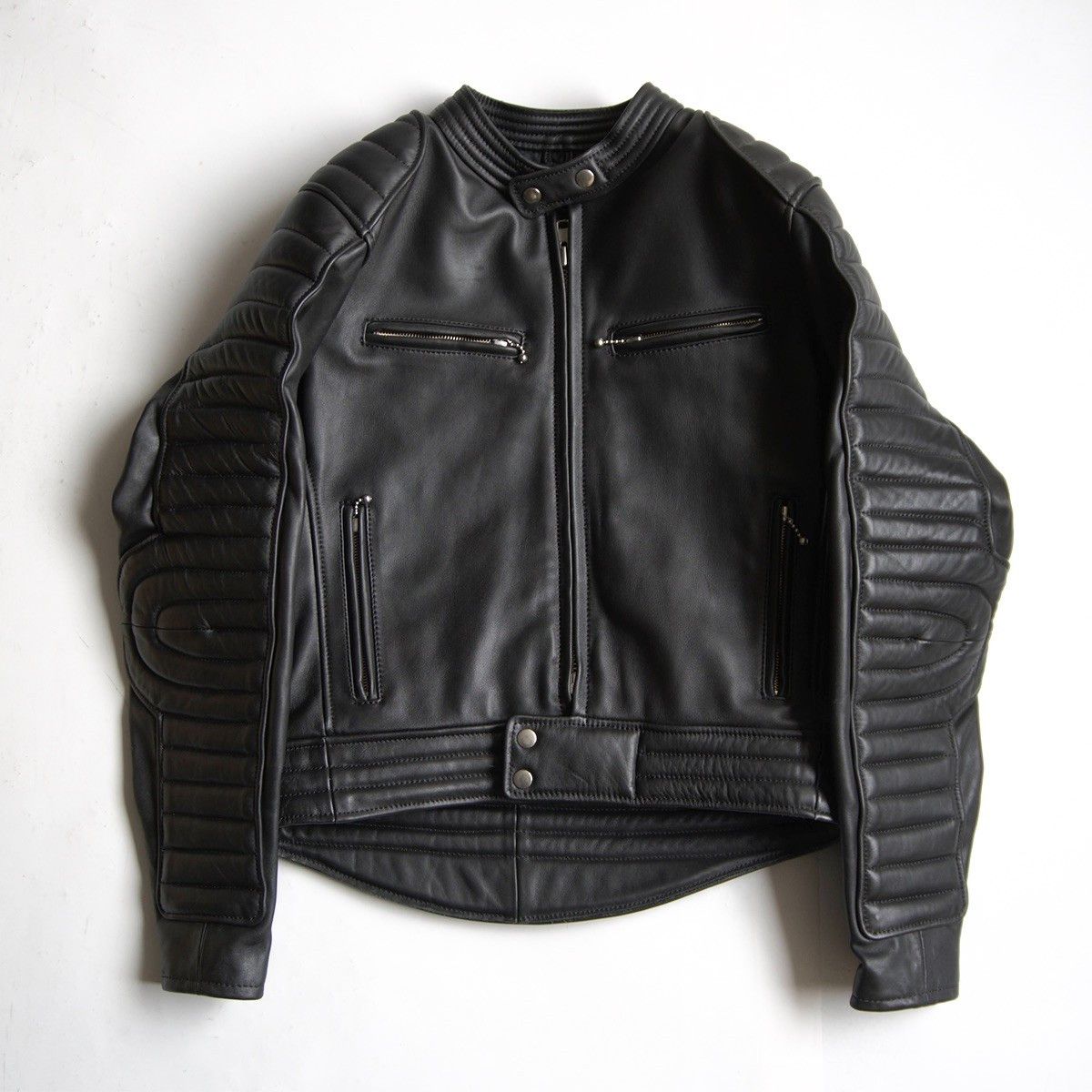 Kadoya KADOYA Black Star Leather Riders Jacket | Grailed