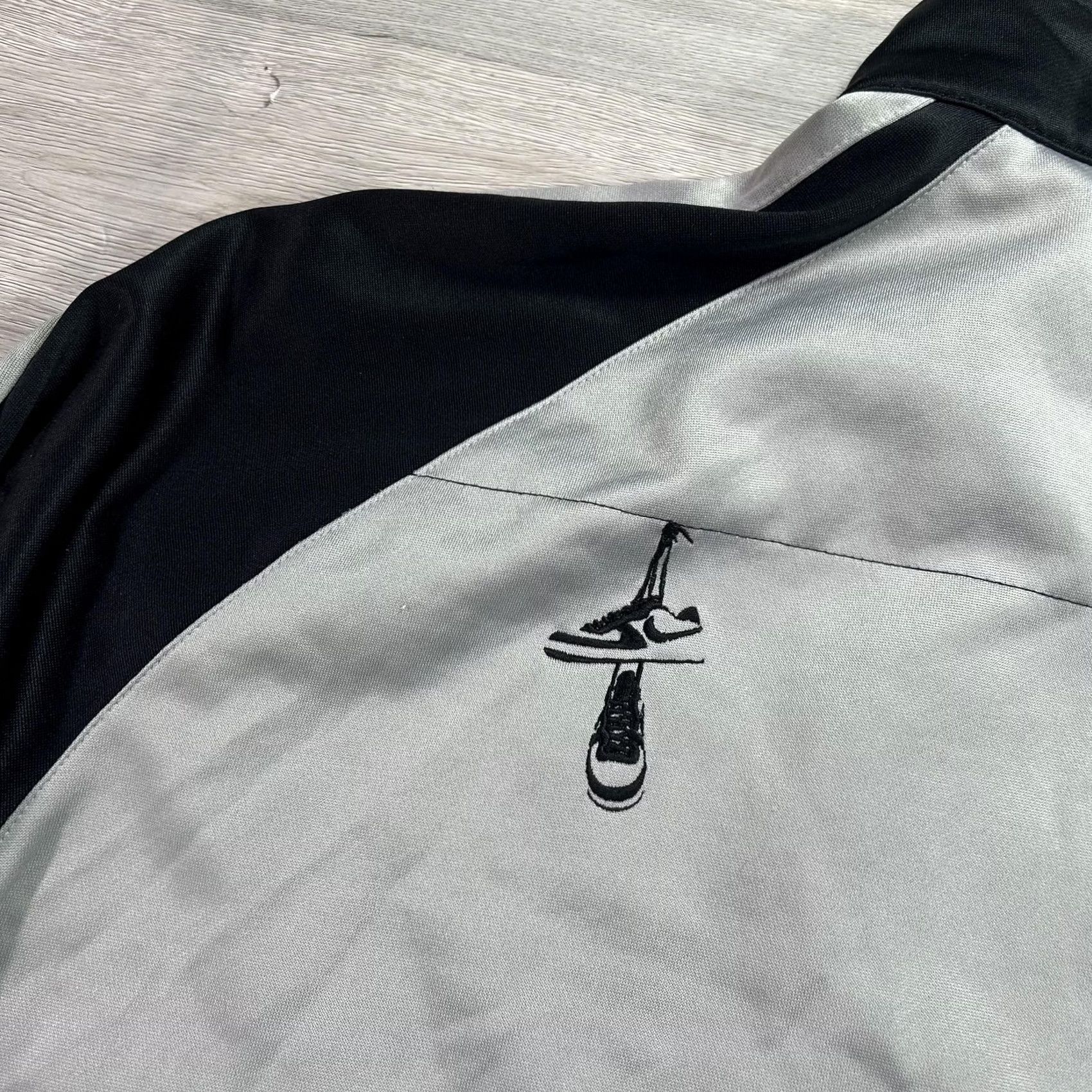 Nike Nike The Chamber Track Jacket Mens 3XL Gray Full Zip Fleece Air Force 1 Y2K Size US XXL / EU 58 / 5 - 6 Thumbnail